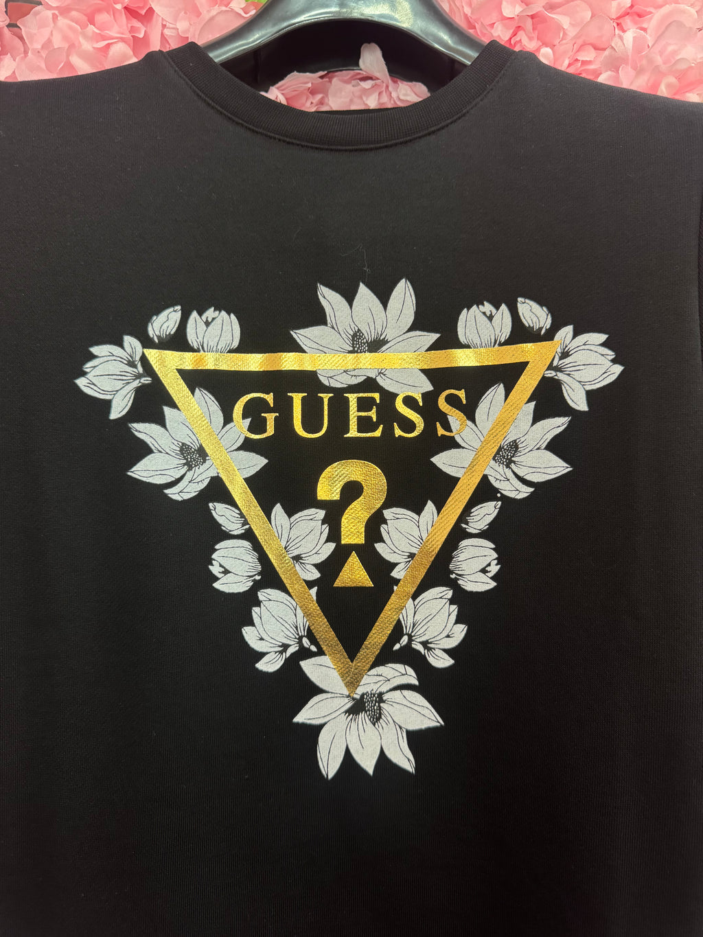 Φούτερ Guess μαύρο