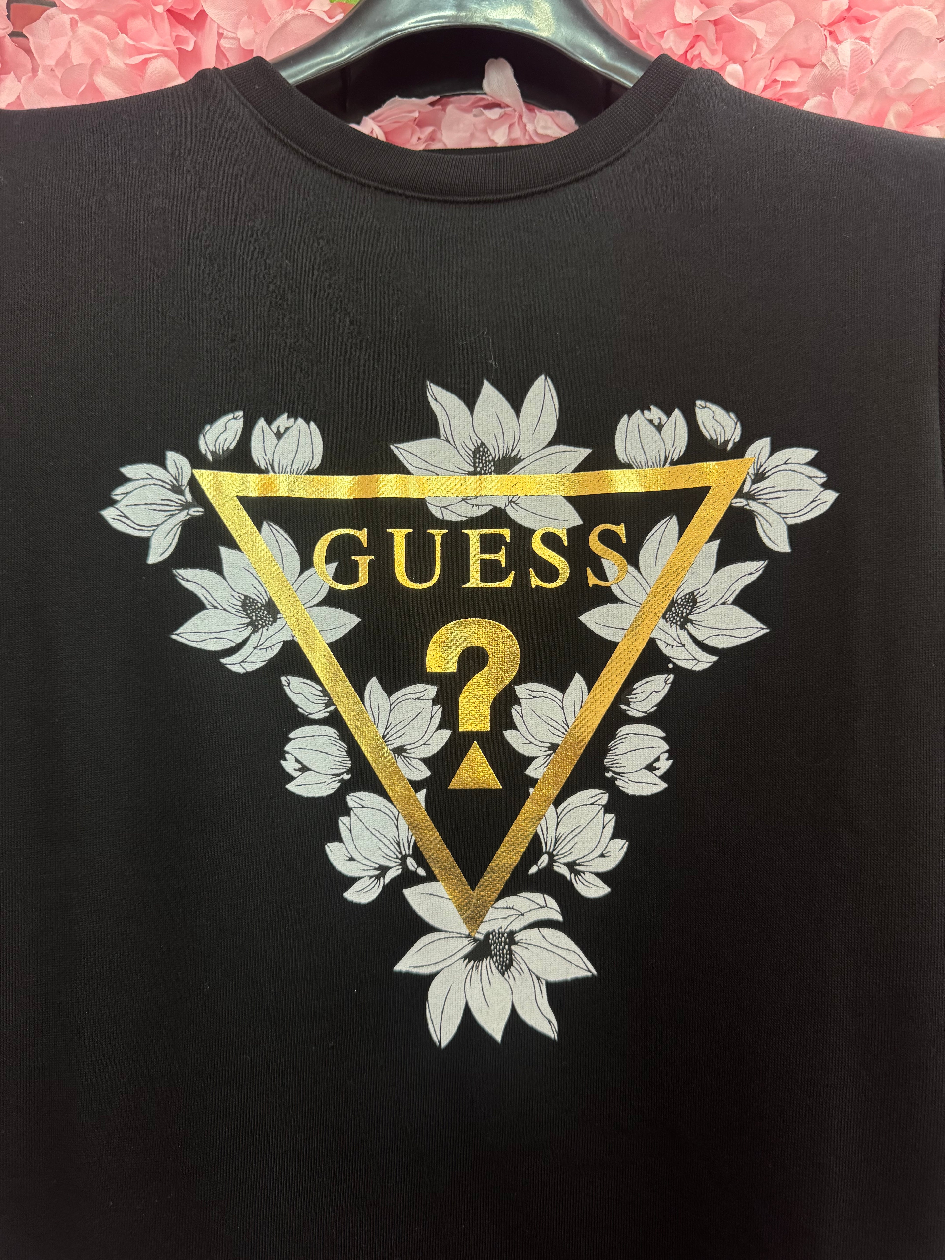 Φούτερ Guess μαύρο