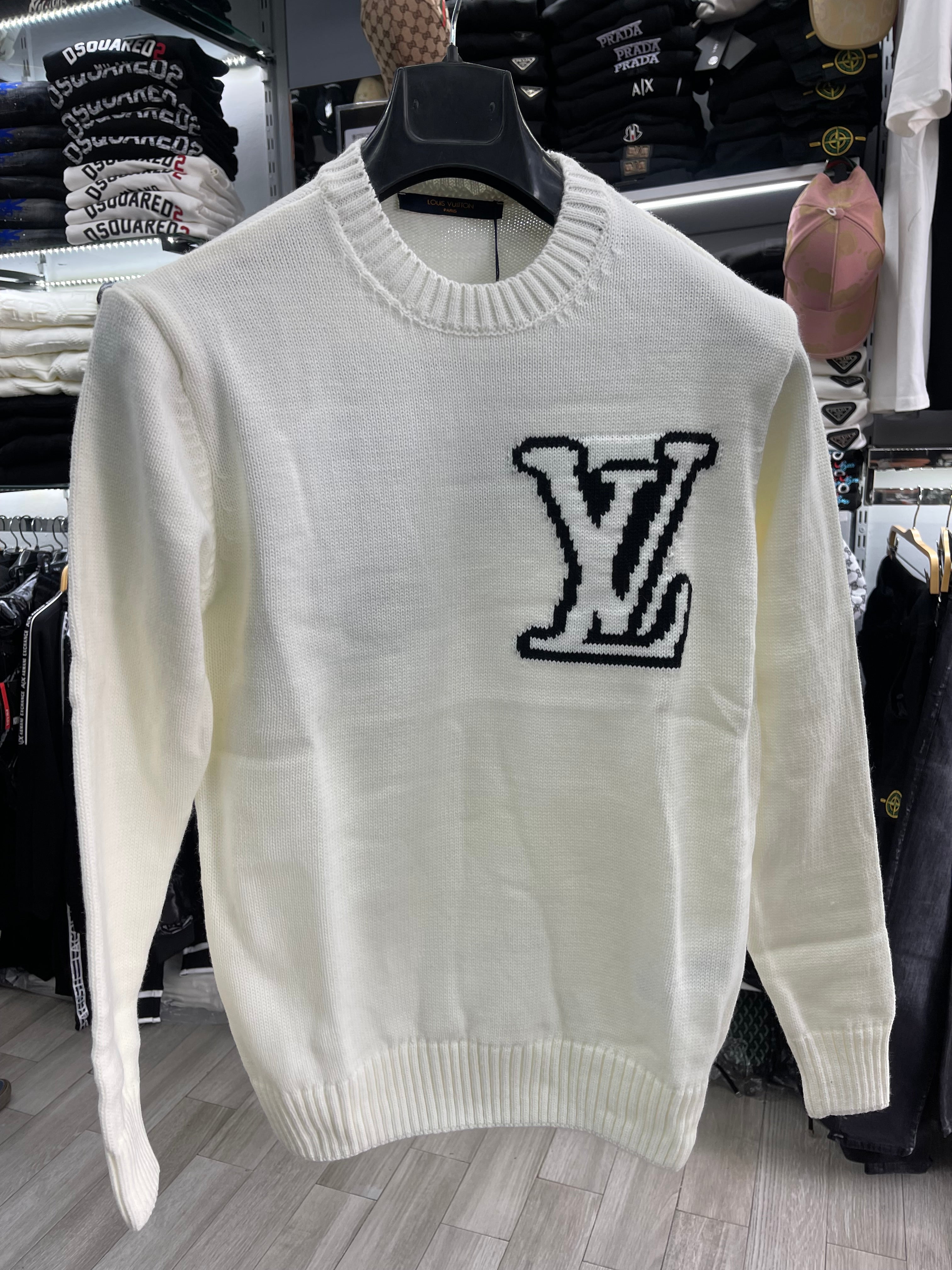 Louis Vuitton πουλόβερ λευκό
