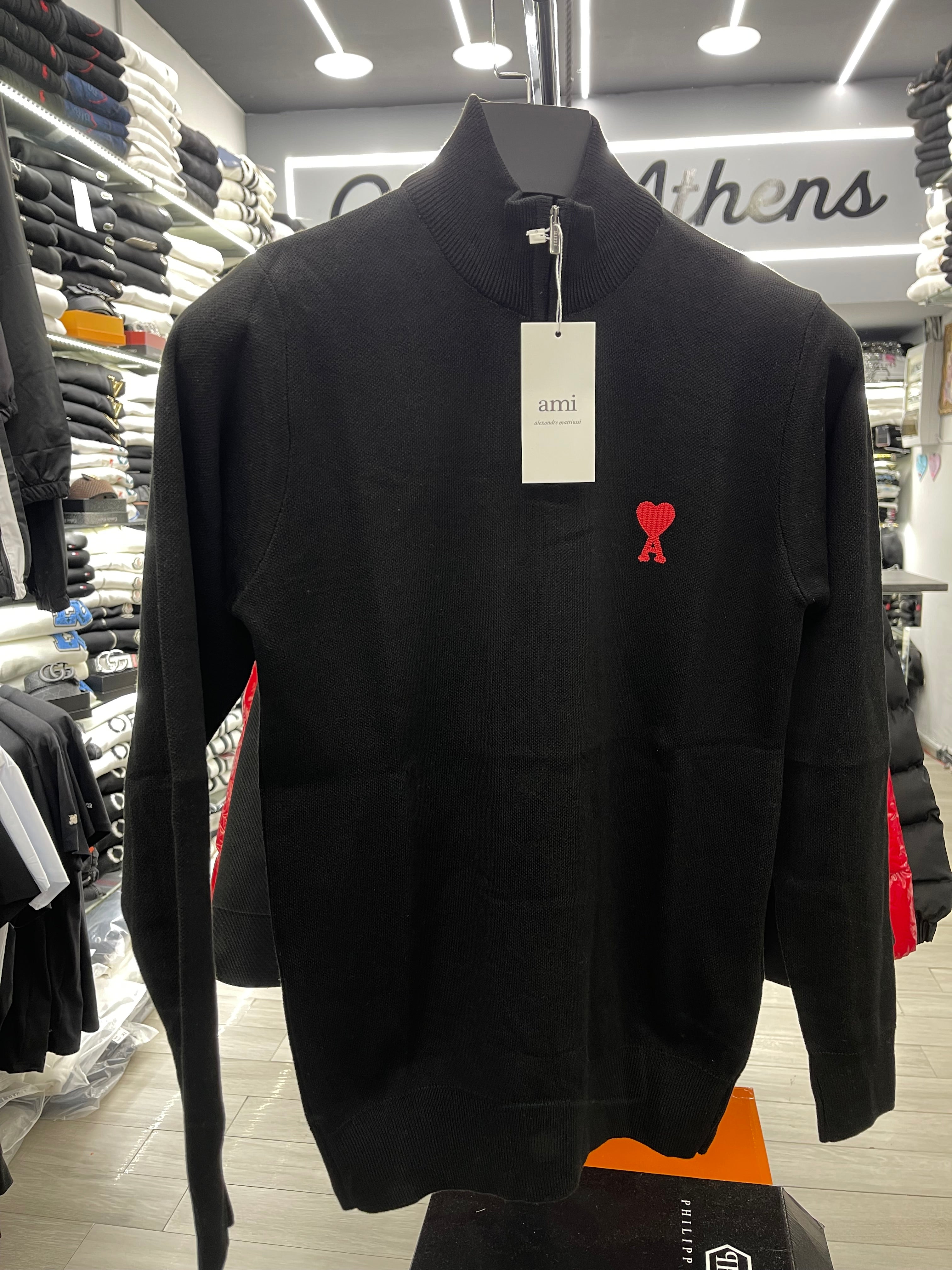 Ami με φερμουάρ μαύρο