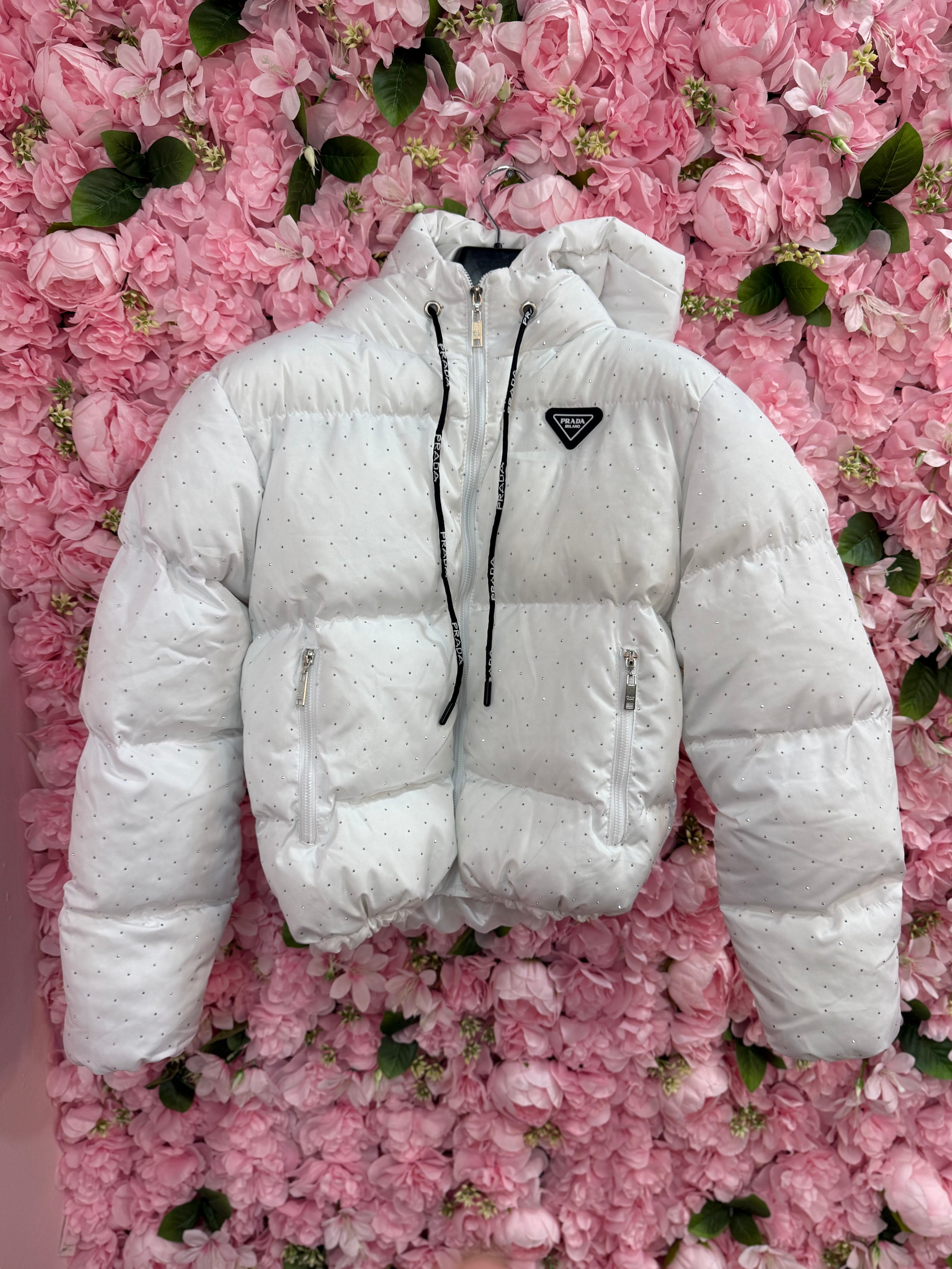 Μπουφάν Prada με στρας