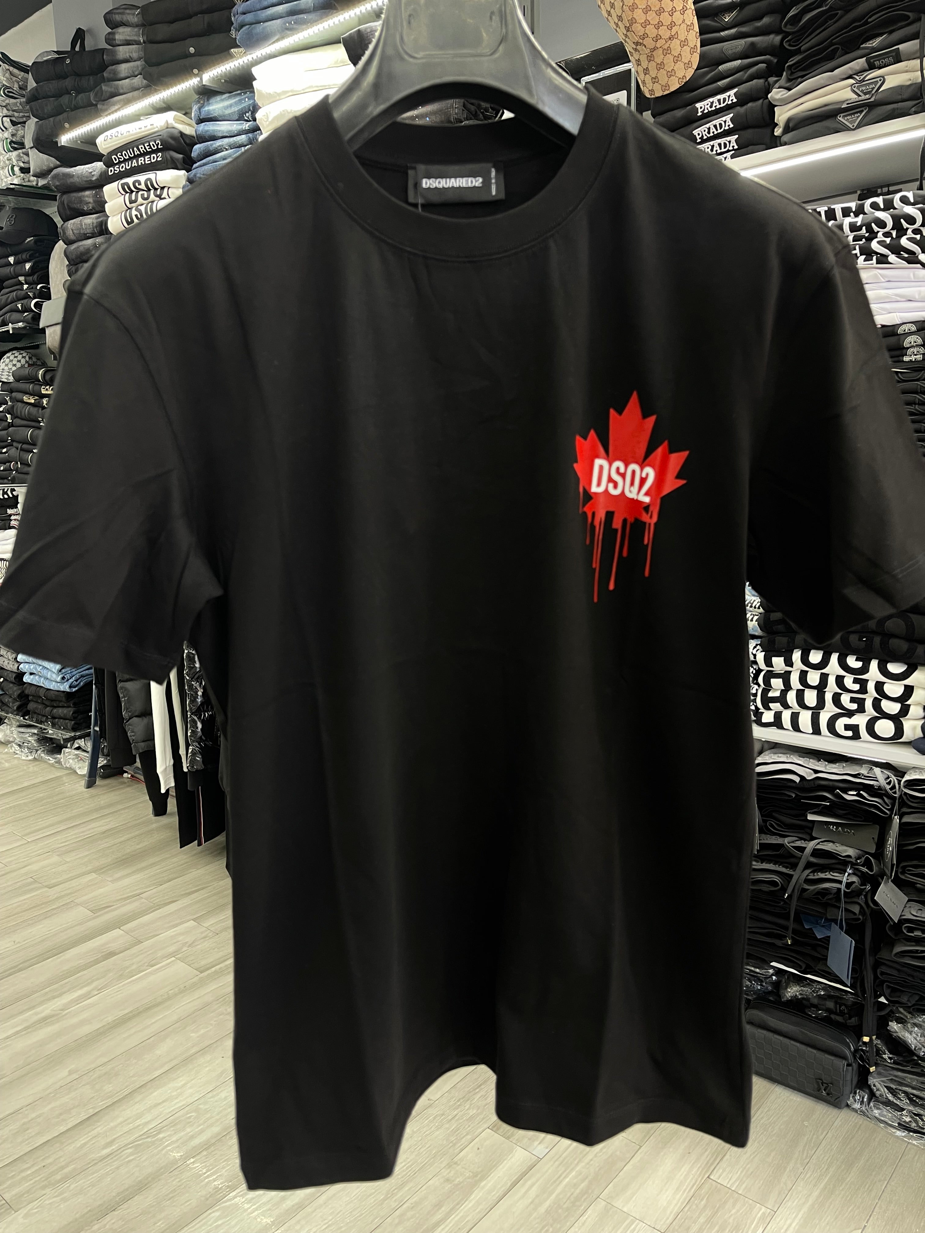 Dsquared2 μαύρο-κόκκινο