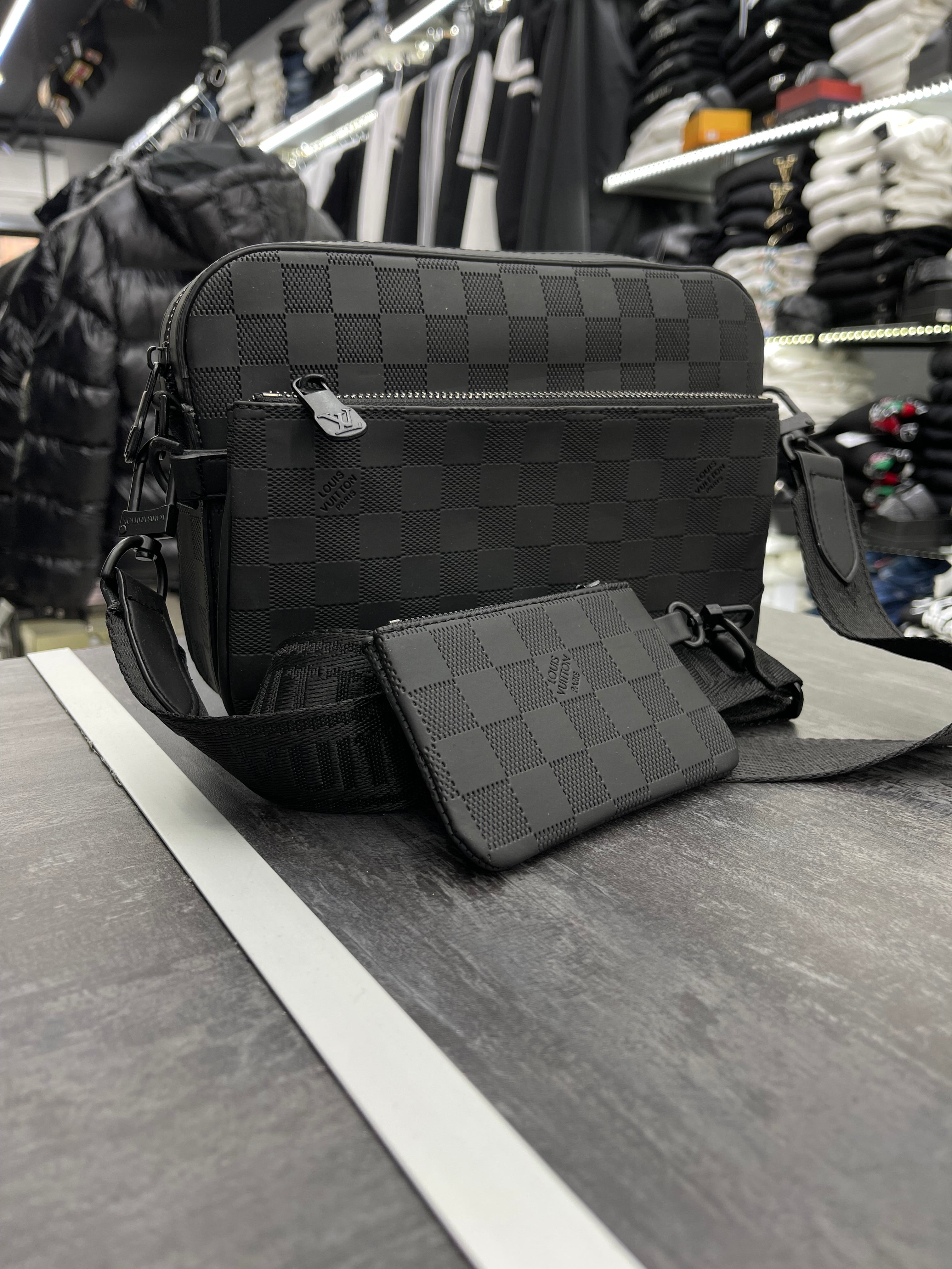 Louis Vuitton damier μαύρο