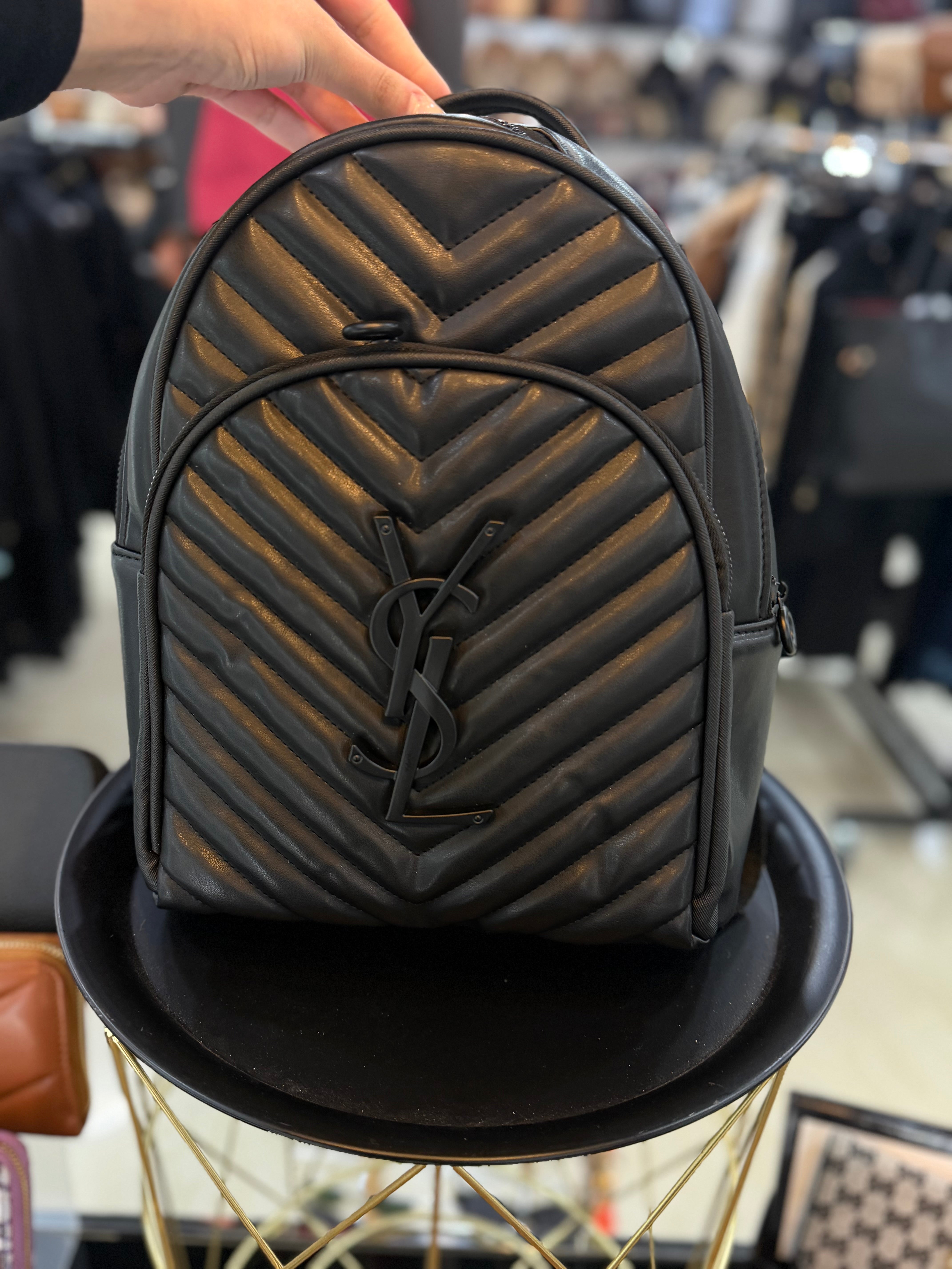 YSL Backpack μαύρο