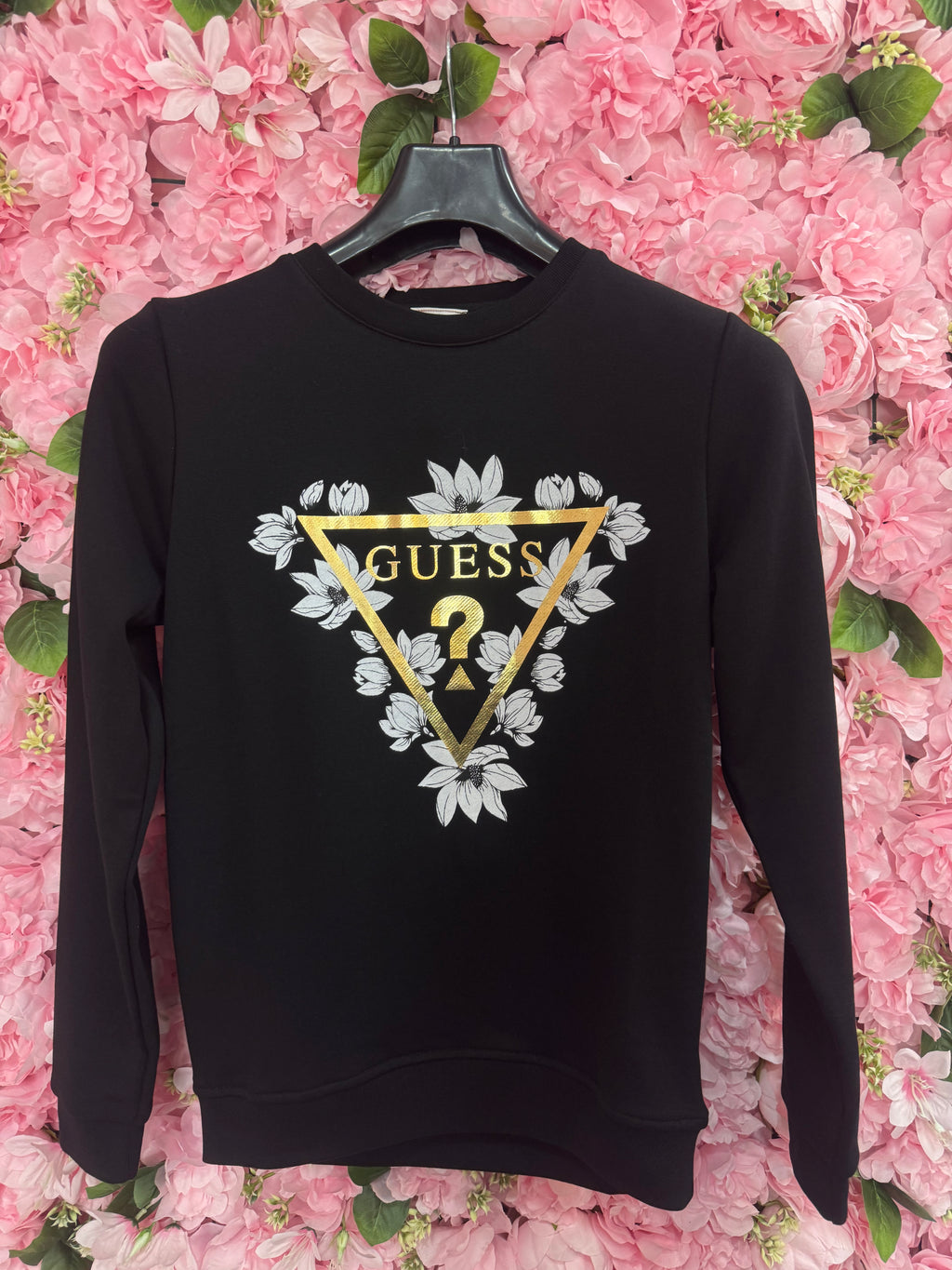 Φούτερ Guess μαύρο