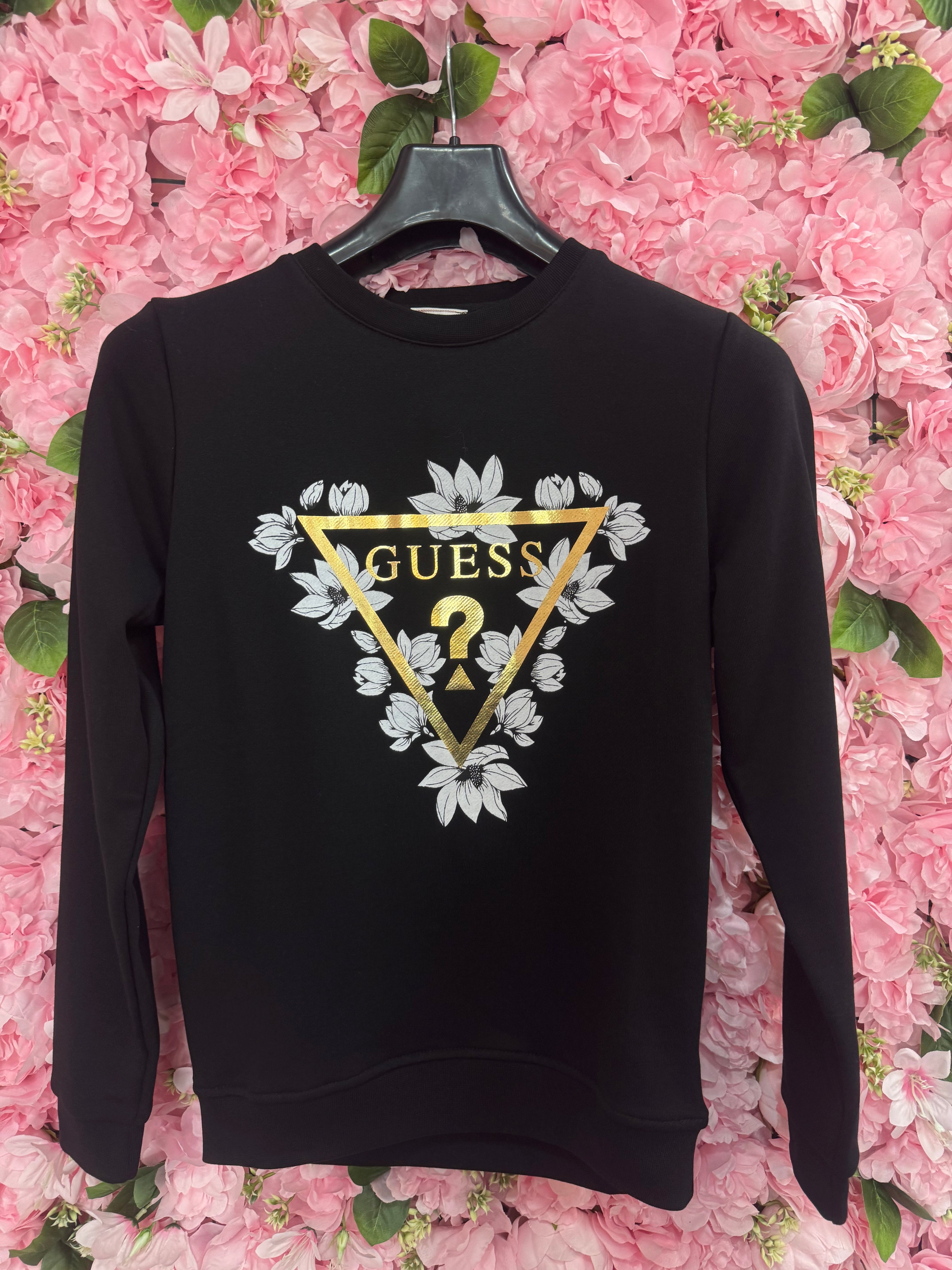 Φούτερ Guess μαύρο