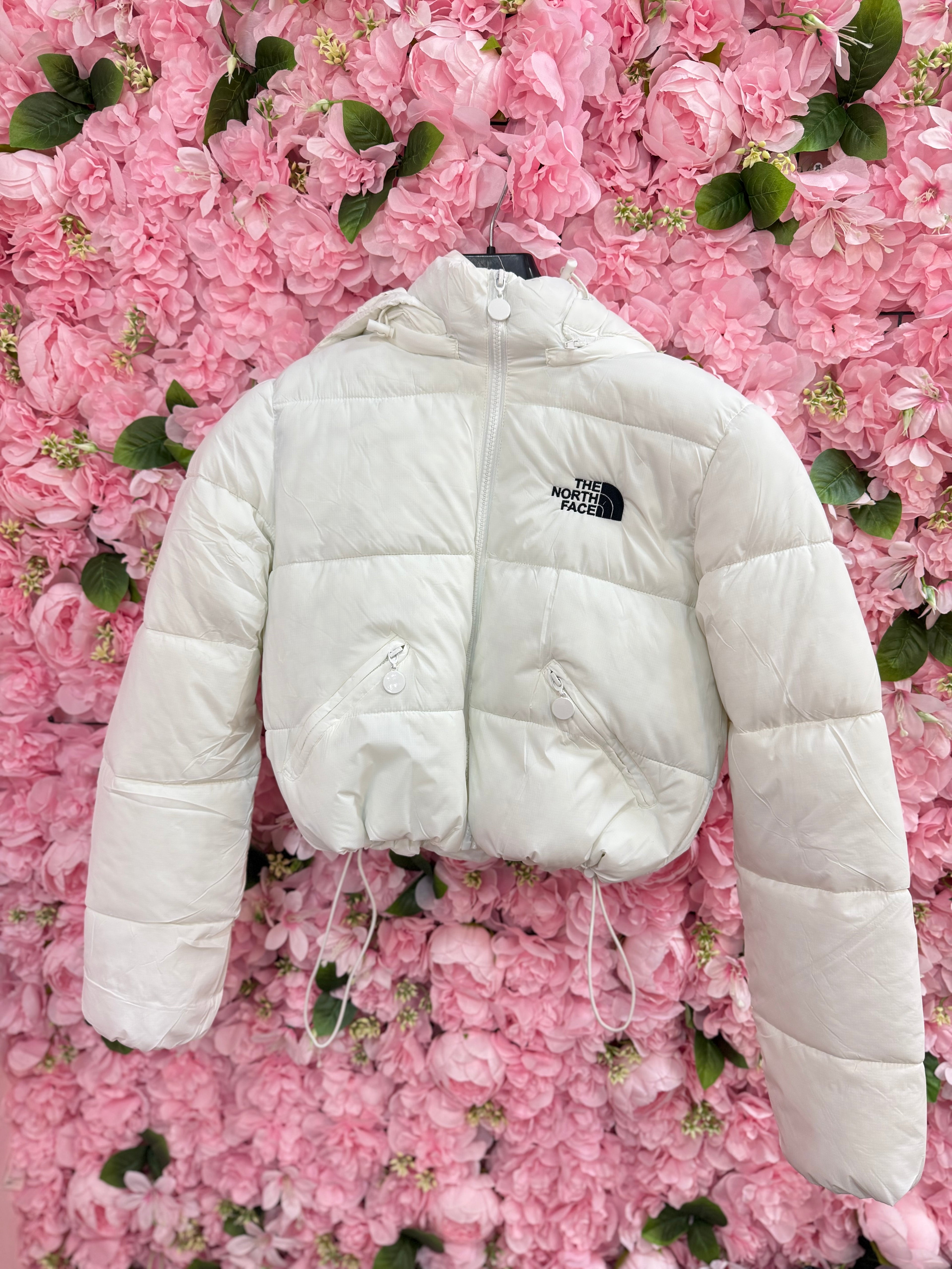 Μπουφάν the north face λευκό