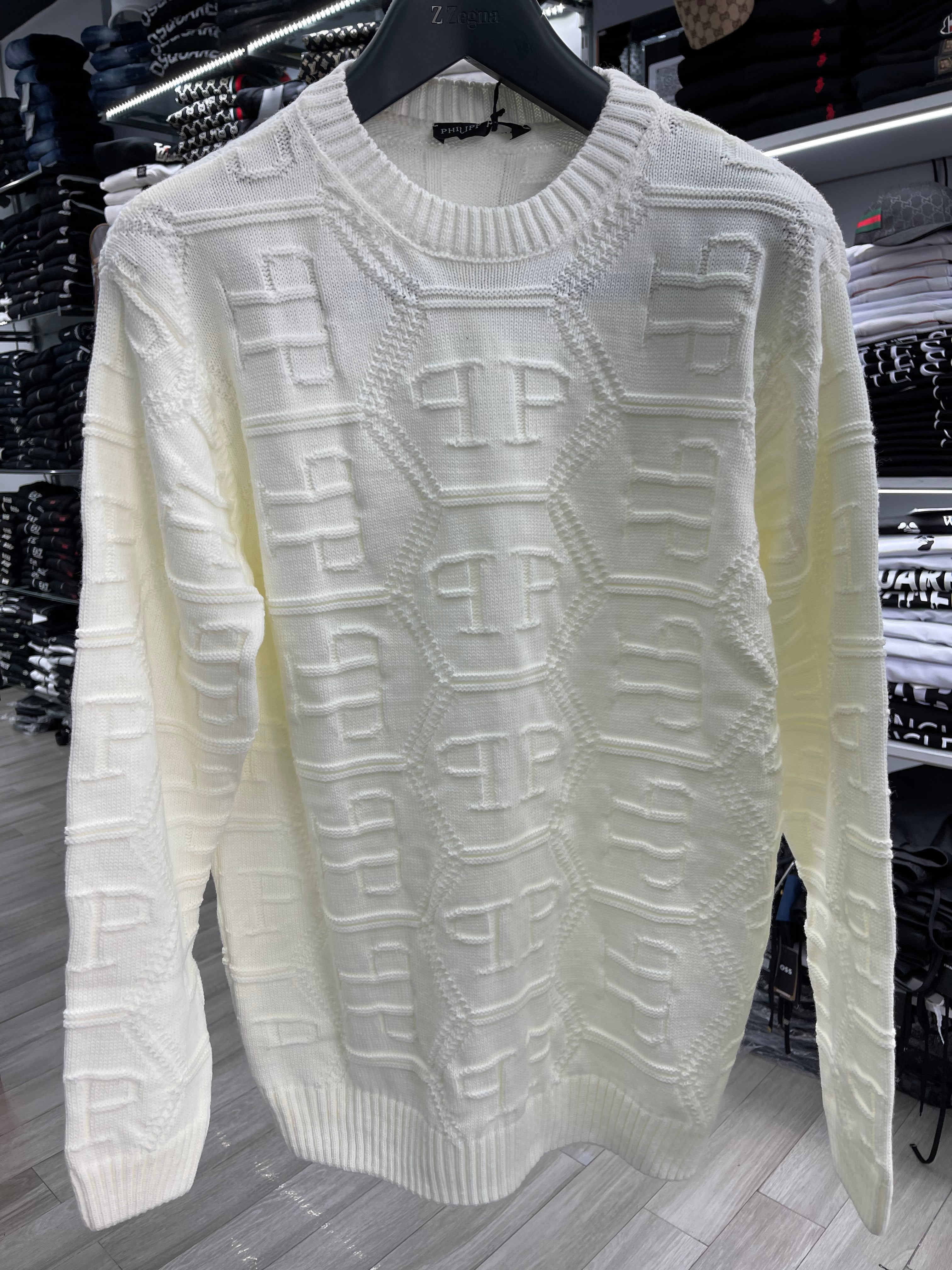 Philipp Plein πουλόβερ λευκό