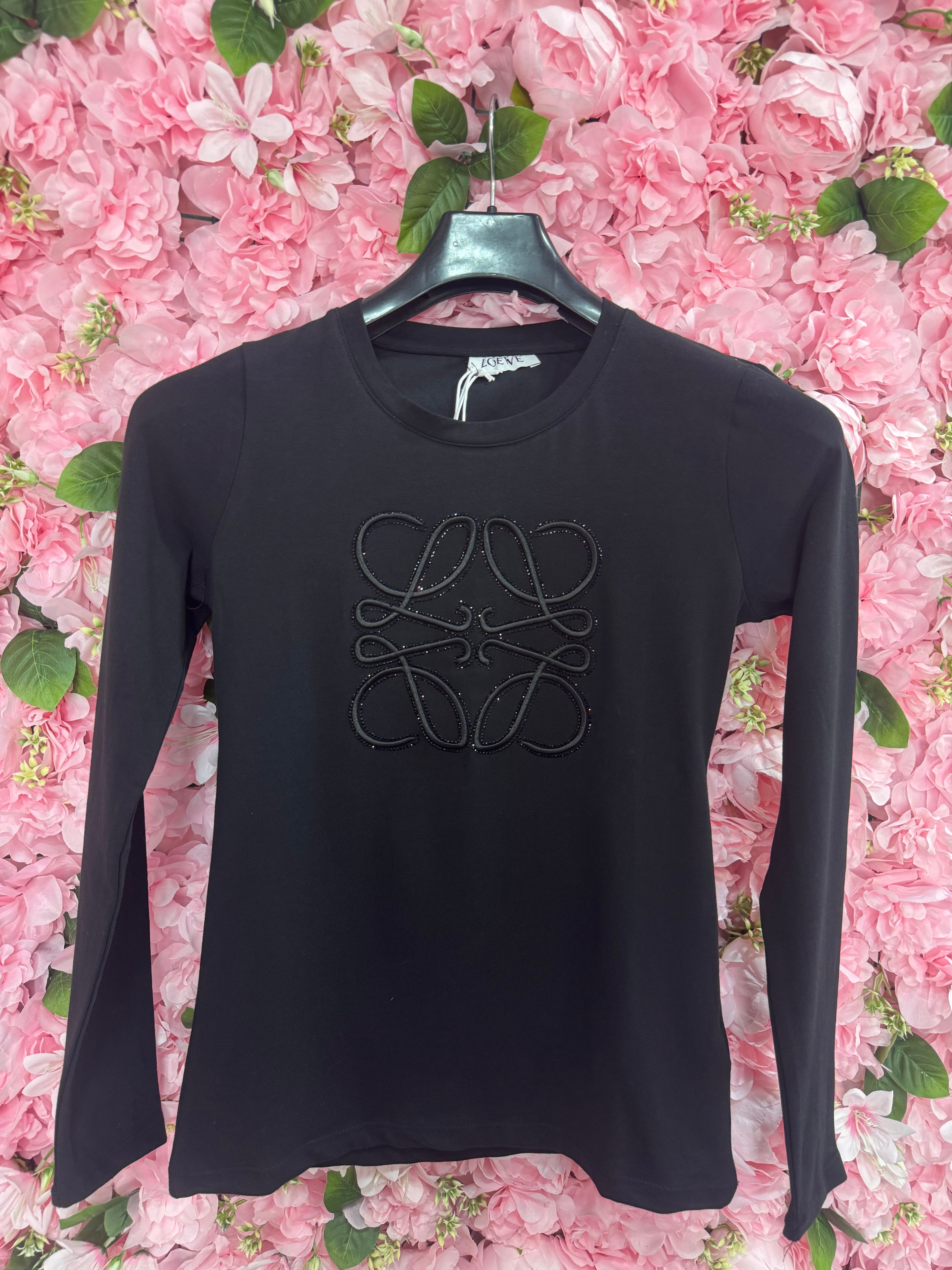 Μακρυμάνικο Loewe μαυρο