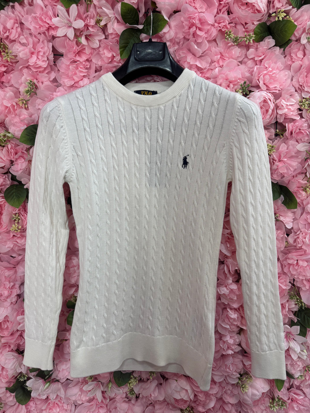 Πουλόβερ Polo λευκό