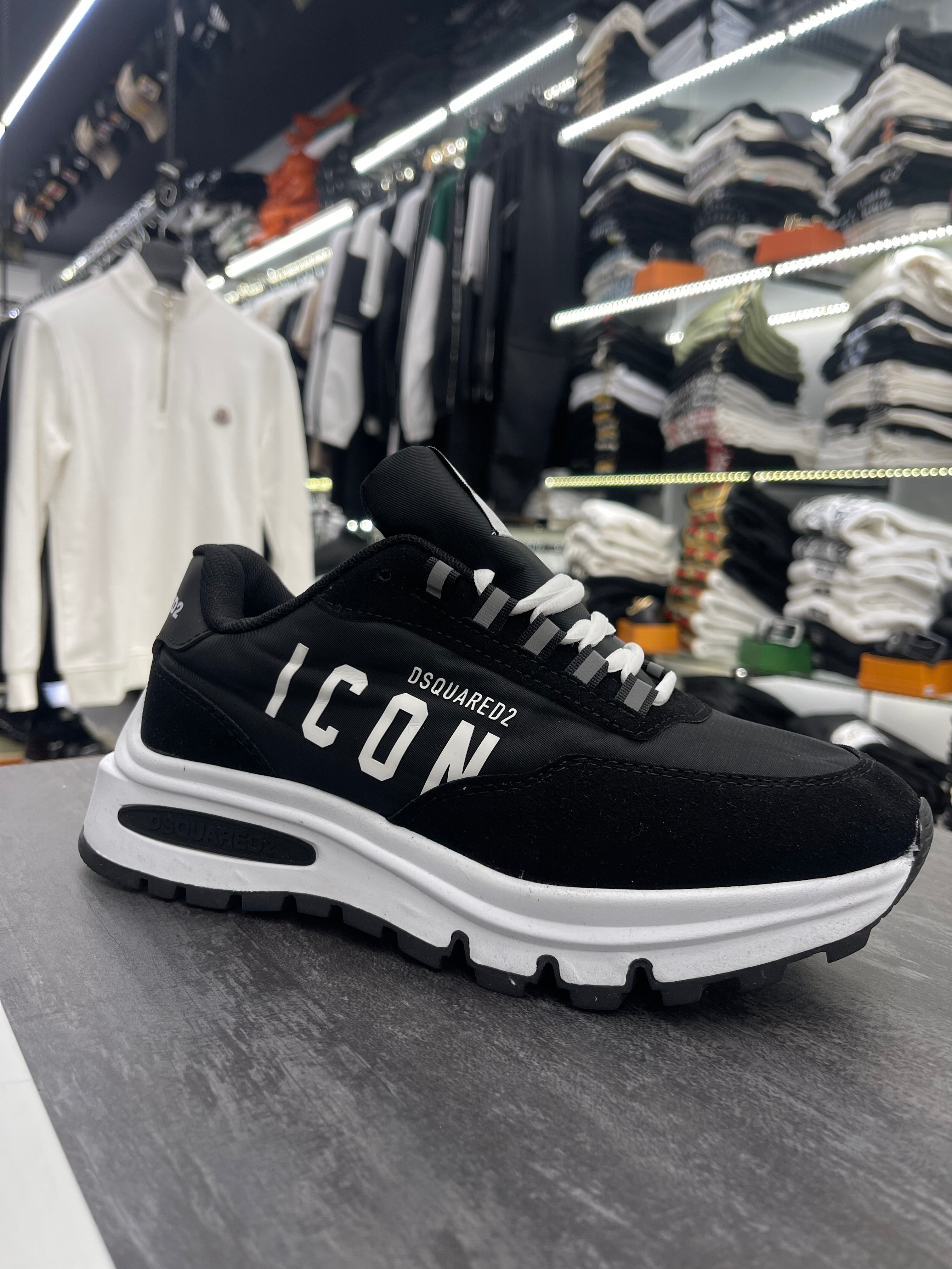 Dsquared2 Icon μαύρο-λευκό