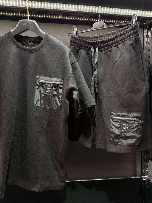 Armani A/X μαύρο σετ