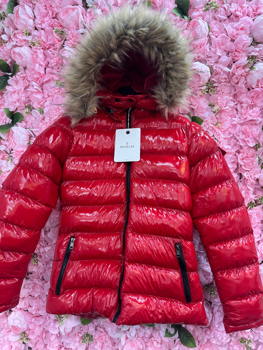 Μπουφάν Moncler γυαλιστερό