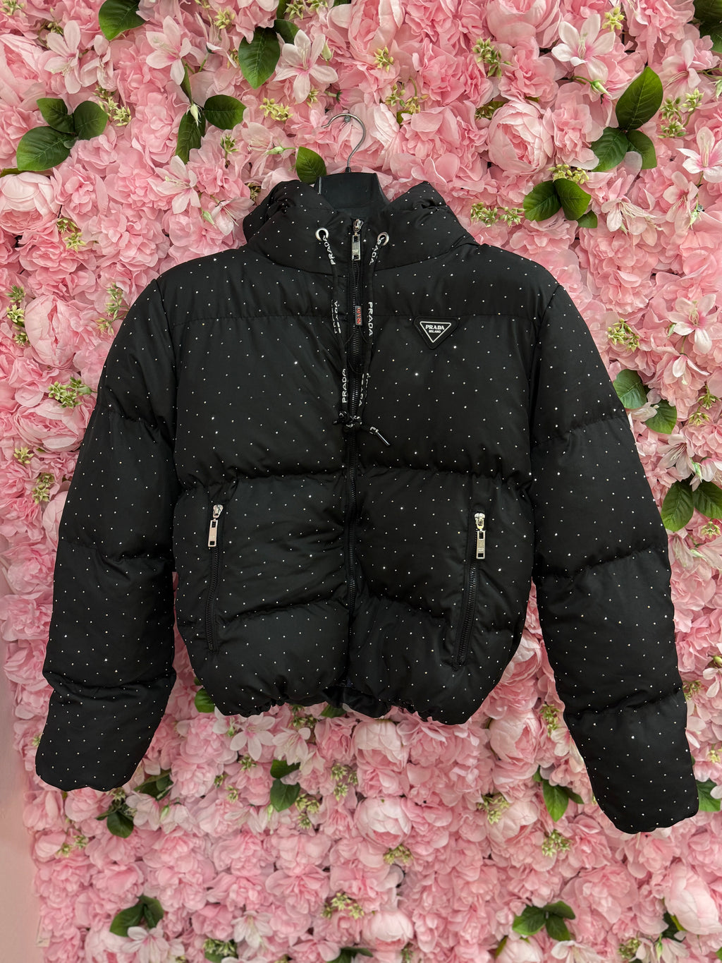 Μπουφάν Prada με στρας