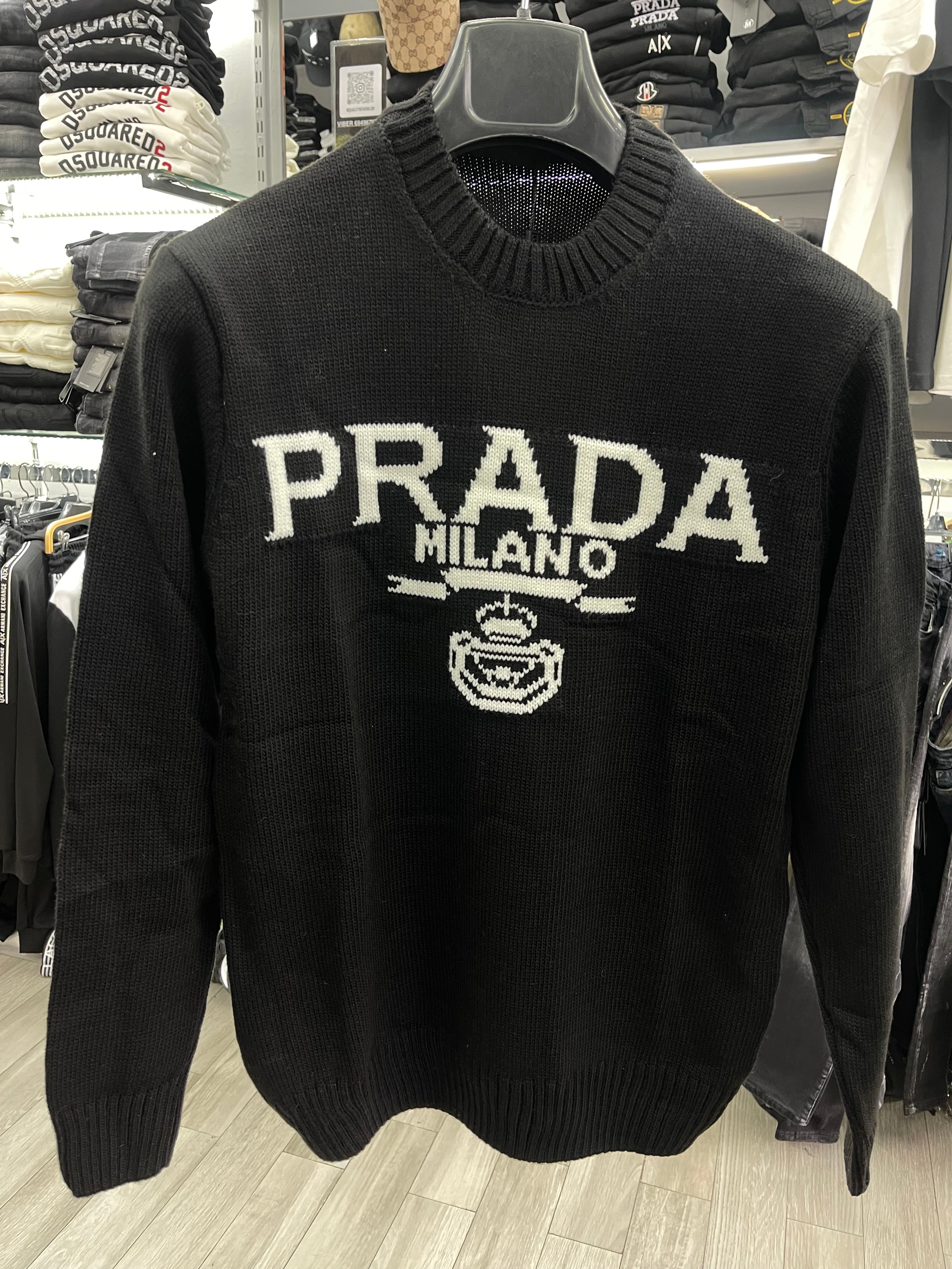 Prada πουλόβερ μαύρο
