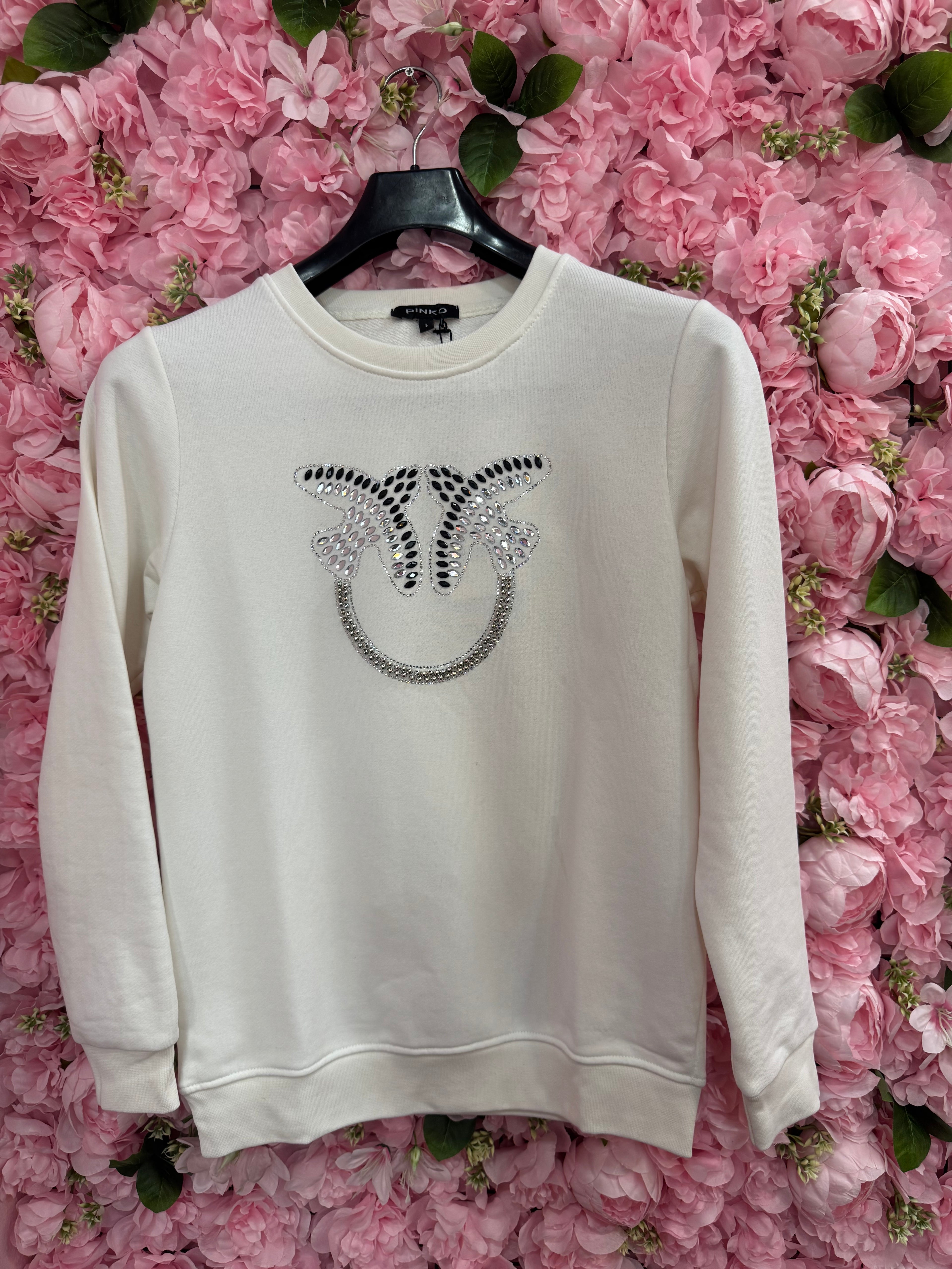 Φούτερ Pinko λευκό