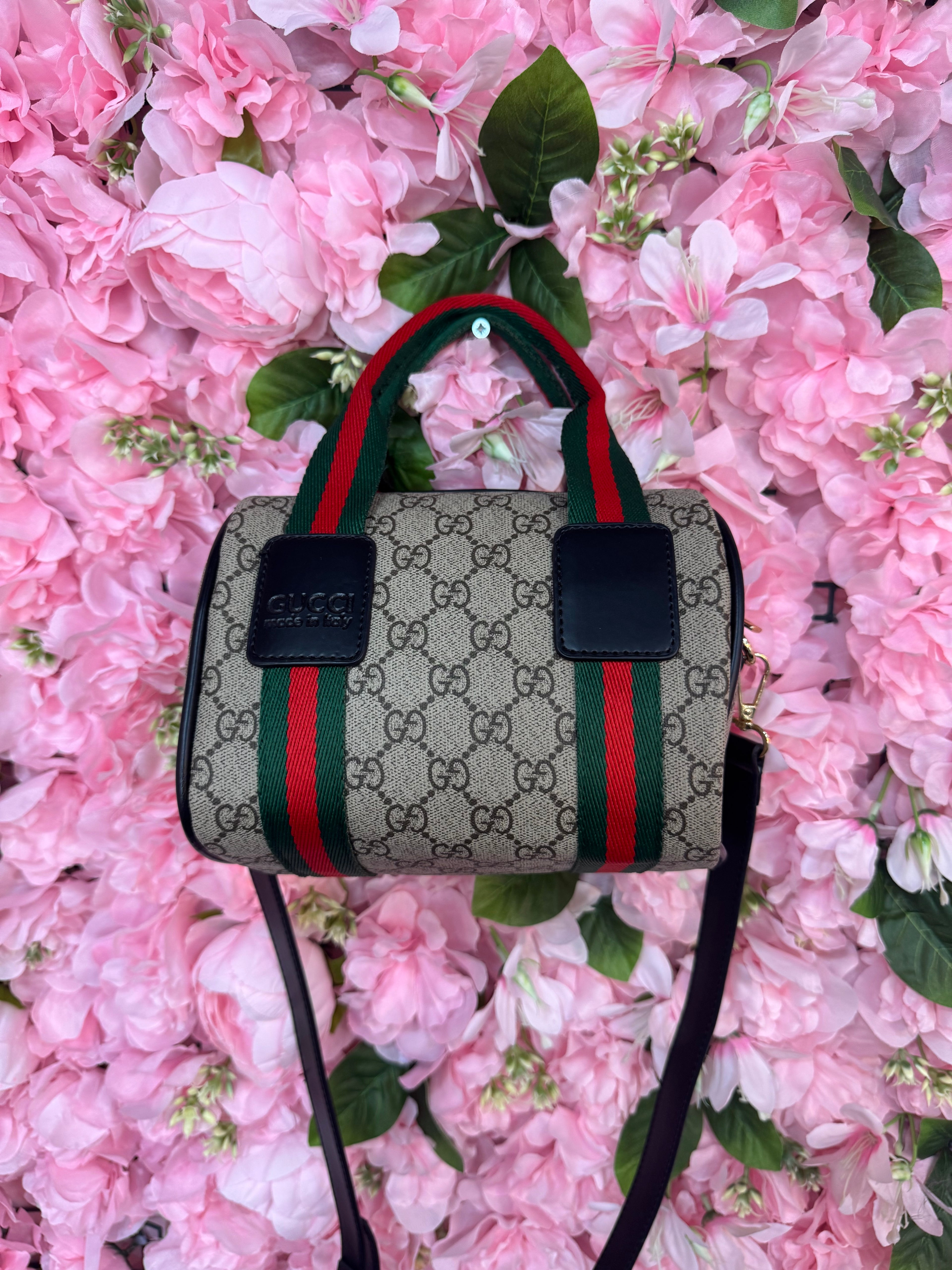 Τσαντα Gucci GG Supreme Ophidia Boston Bag
