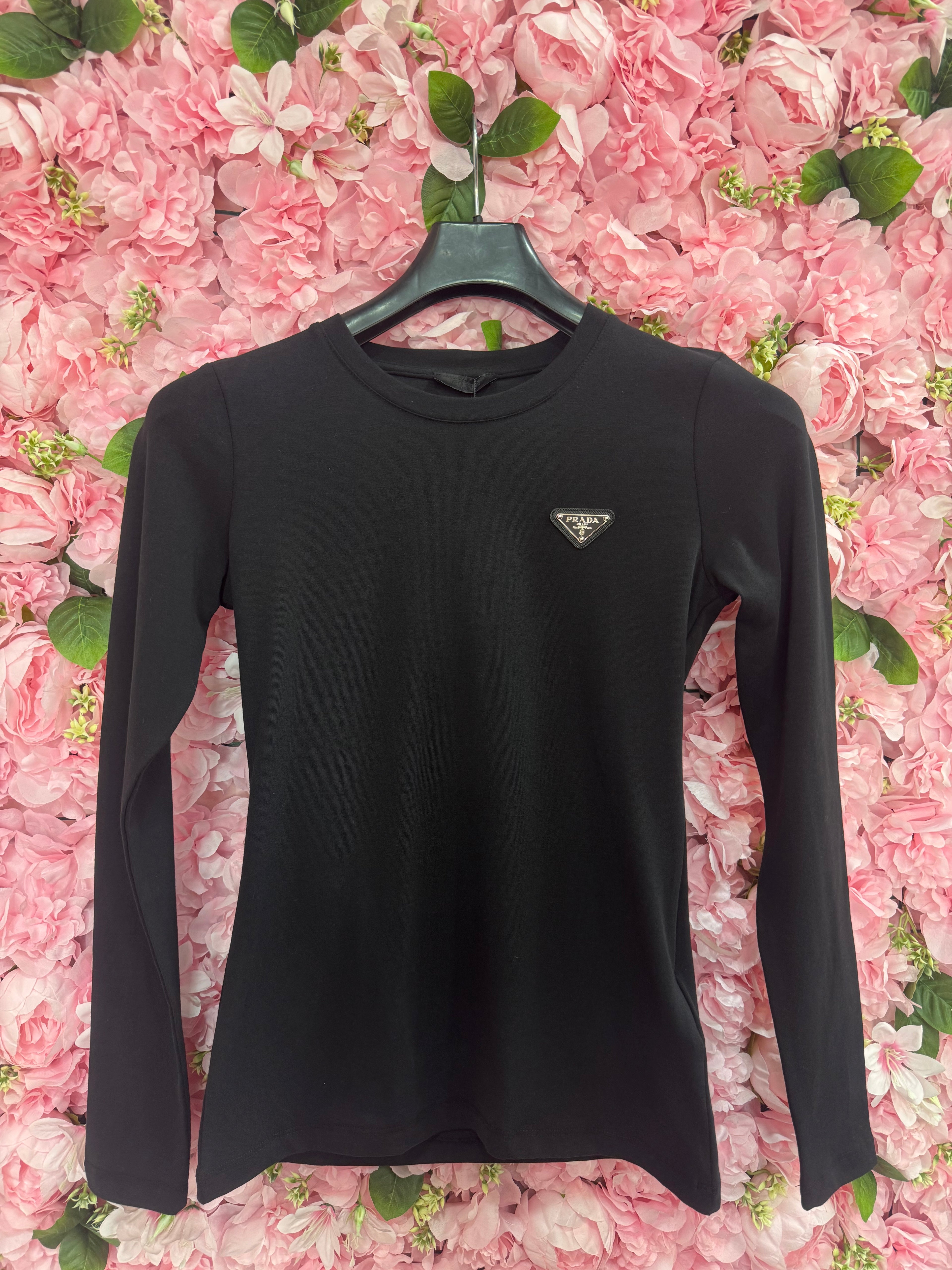 Μακρυμάνικο Prada μαύρο