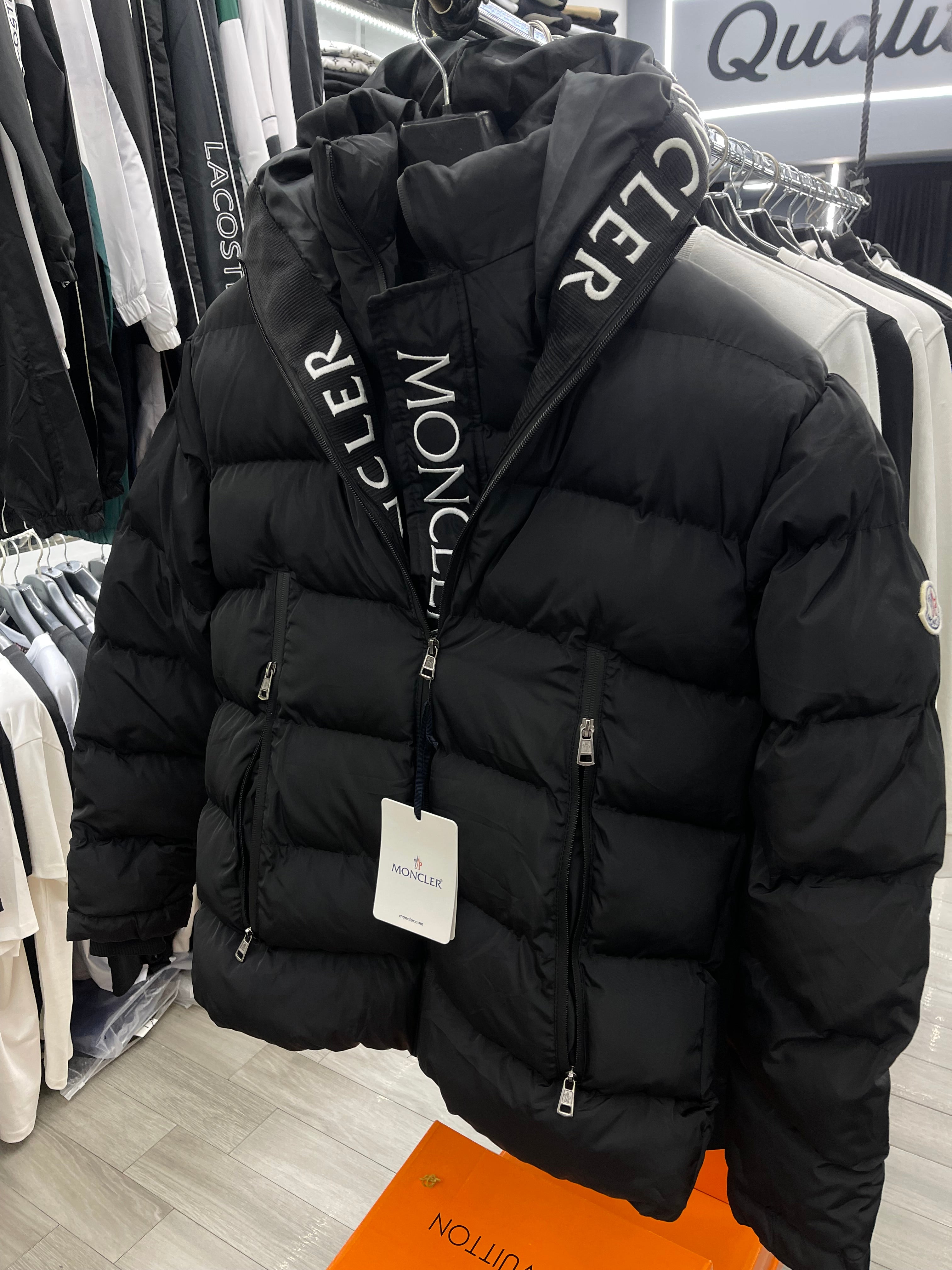 Moncler διπλό  μαύρο