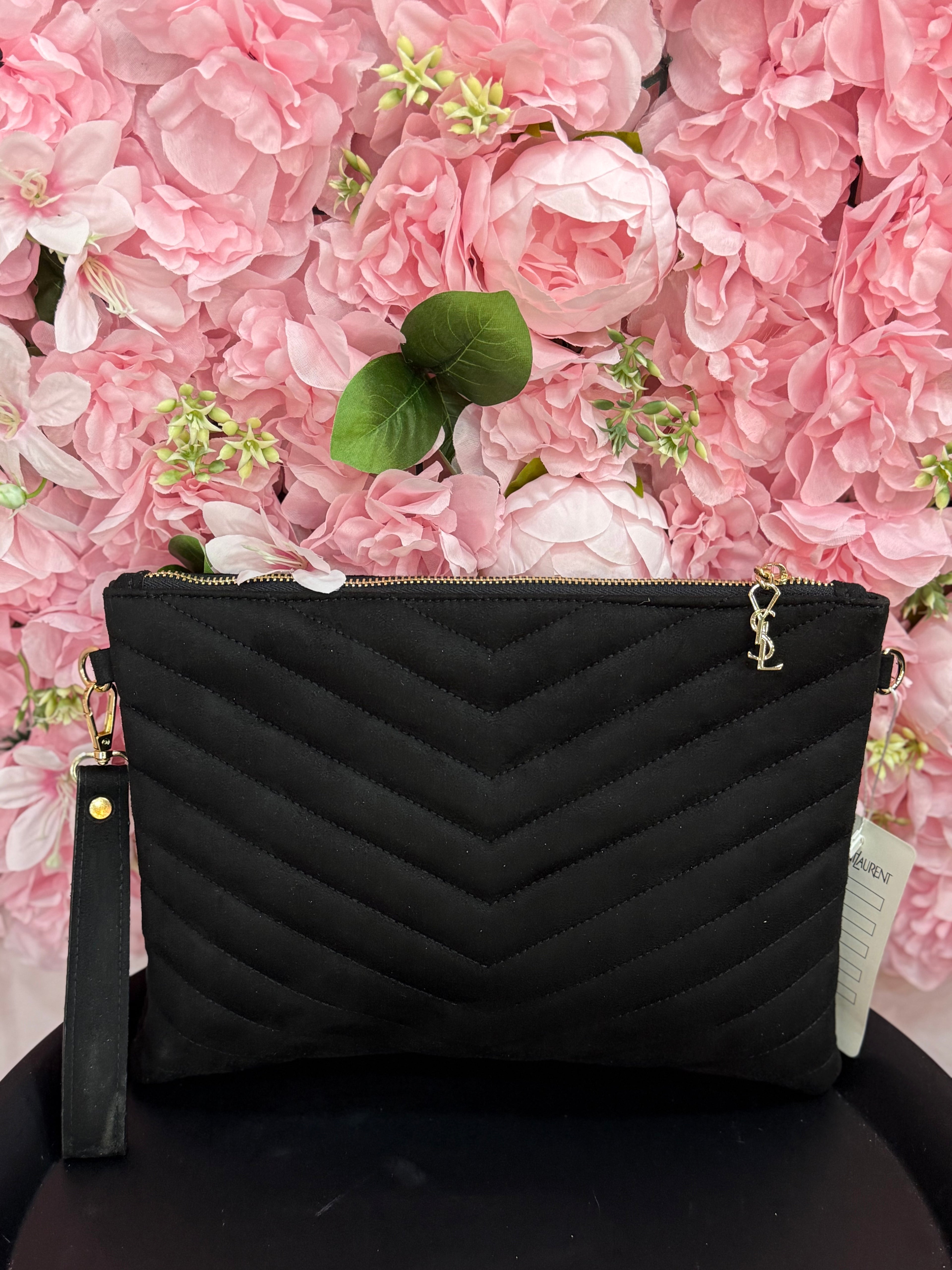 Ysl φάκελος suede