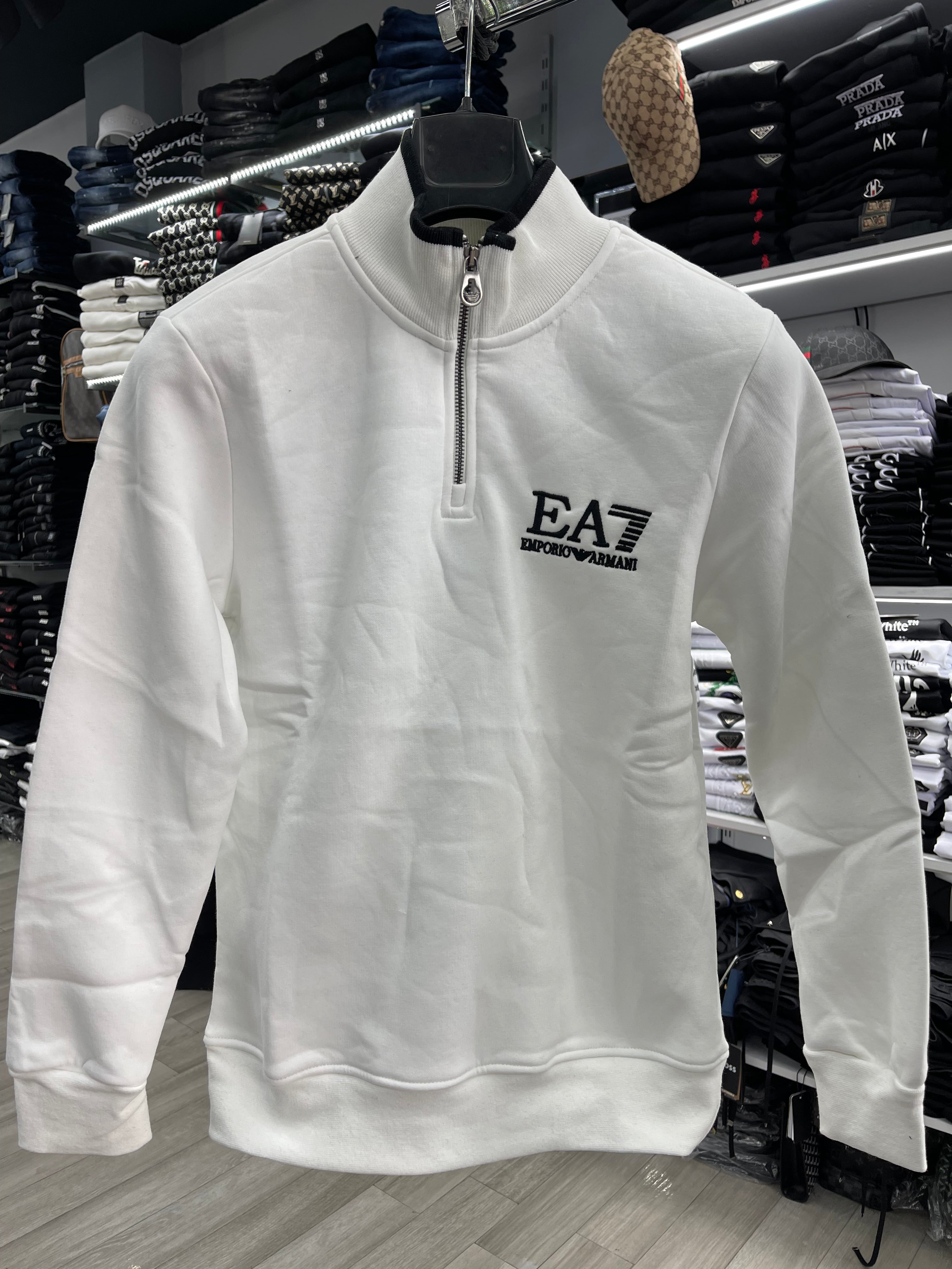 Emporio Armani με φερμουάρ λευκό