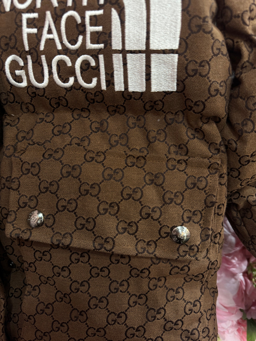 Μπουφάν The North Face & Gucci