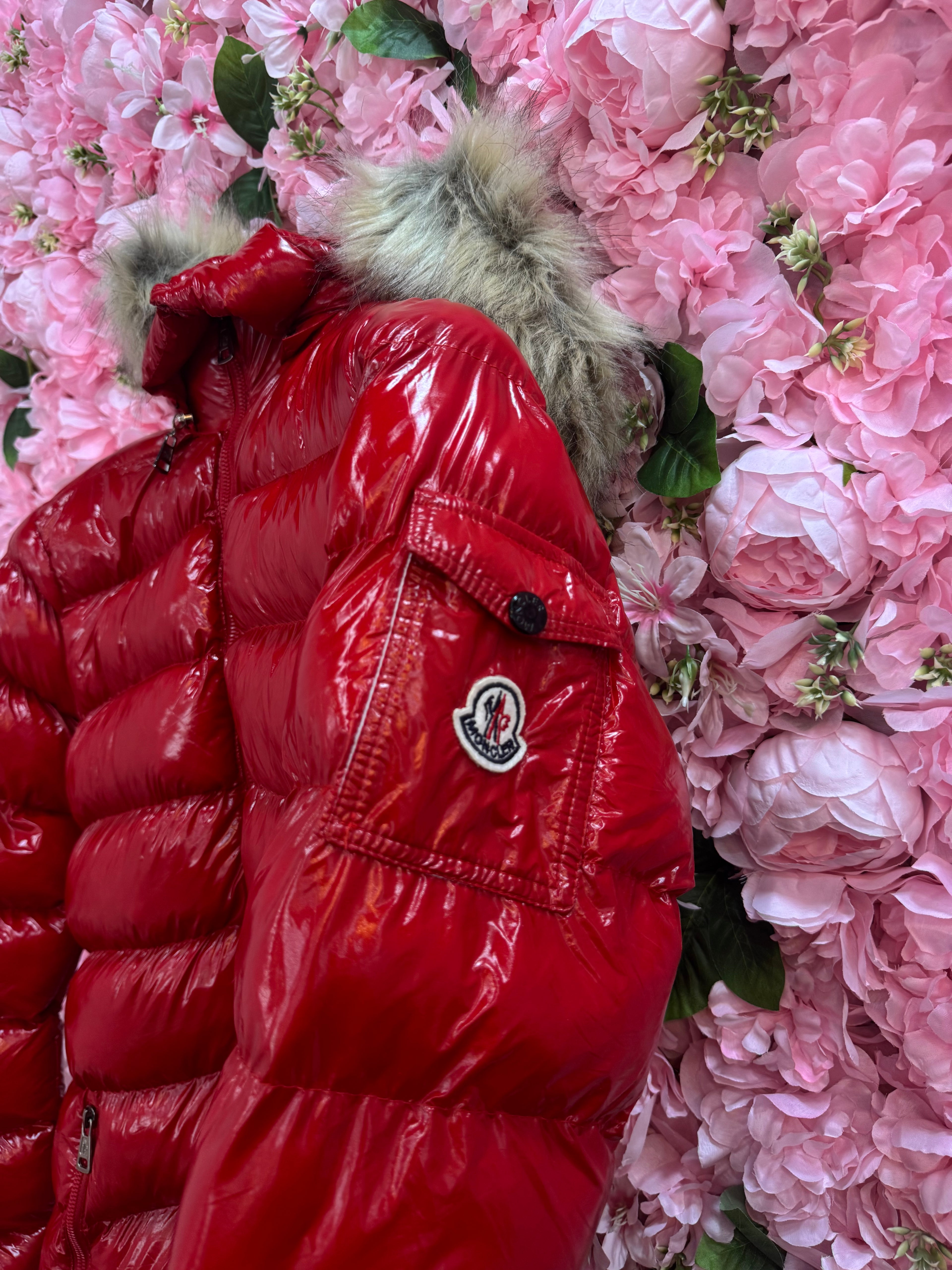Μπουφάν Moncler maya γυαλιστερό