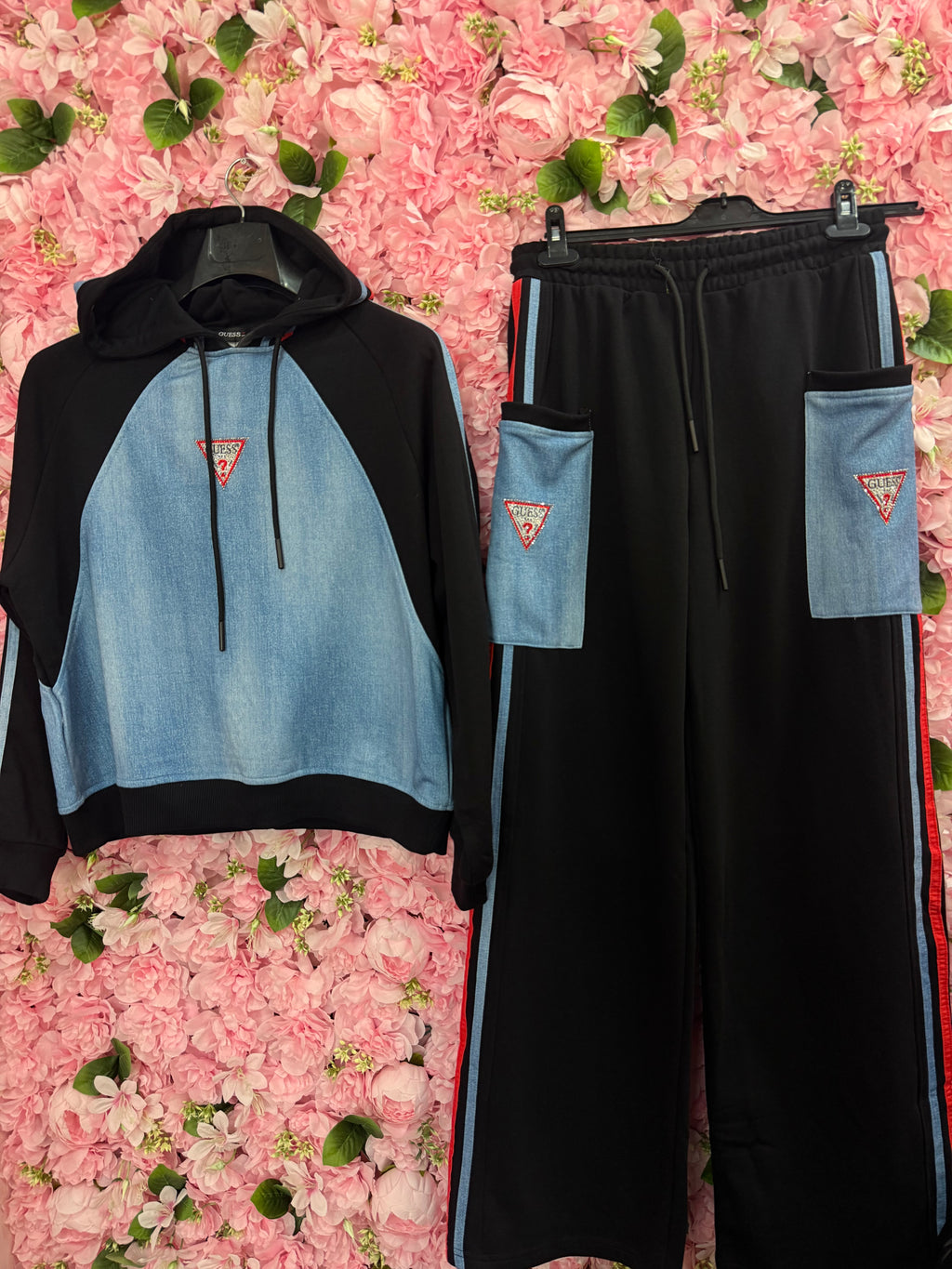 Σετ Guess μαύρο-τζιν