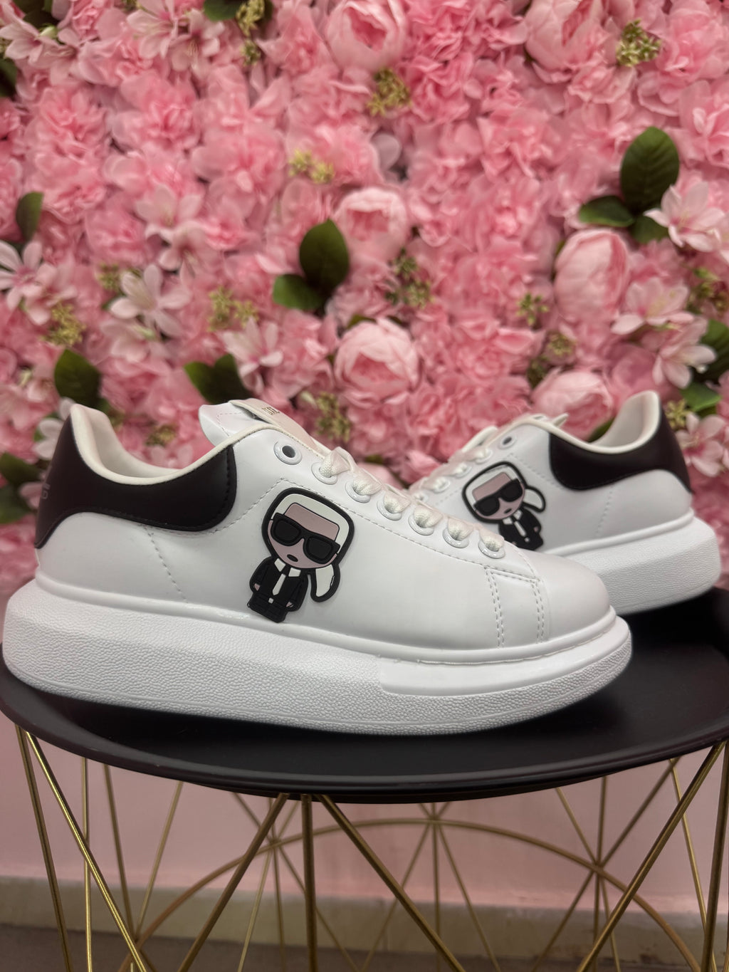 Karl Lagerfeld λευκό-μαύρο