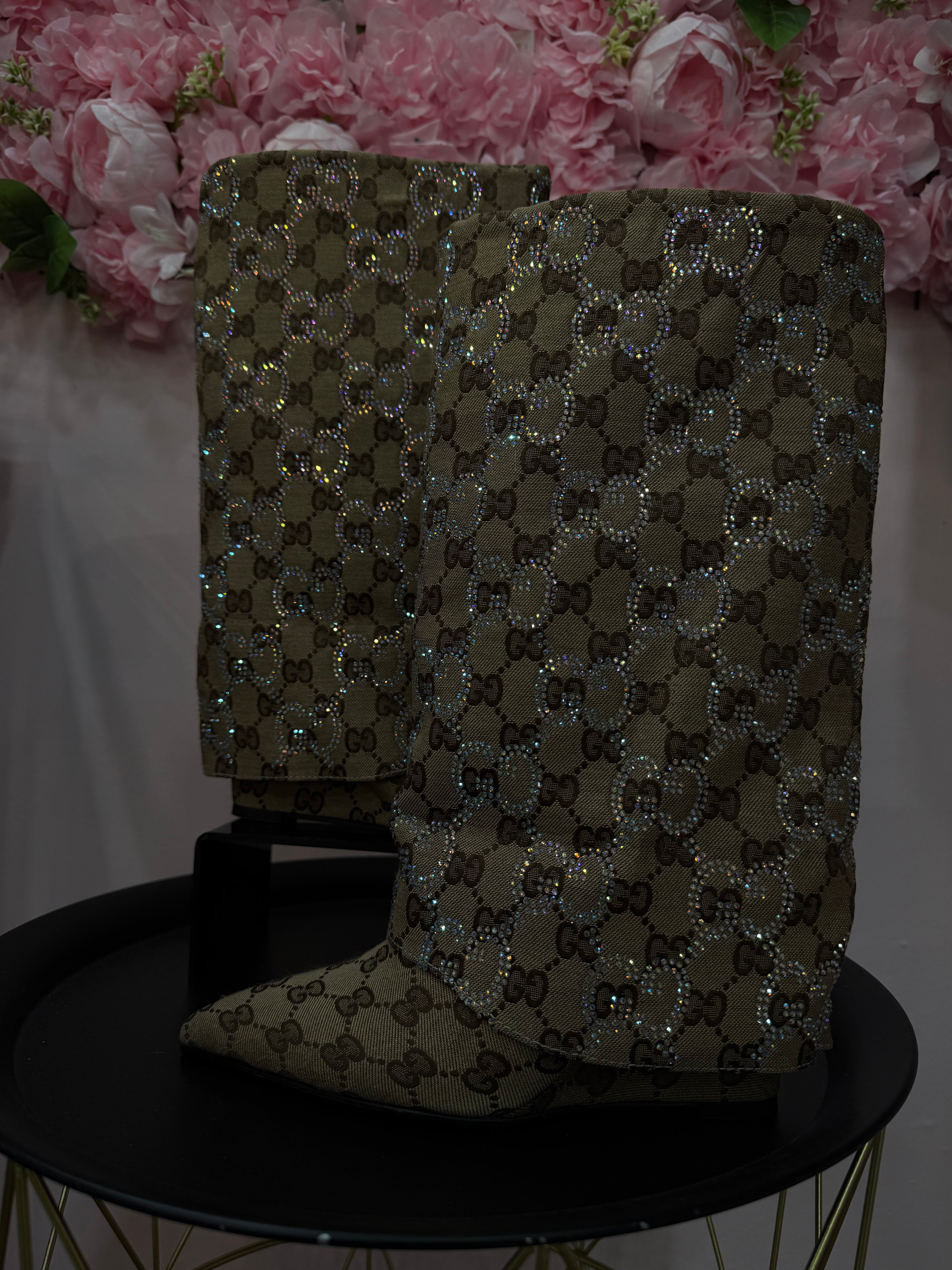 Μποτακι Gucci με στρας