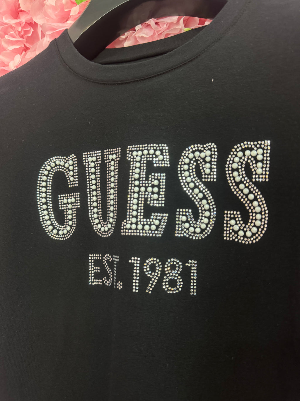 Μακρυμάνικο Guess μαύρο