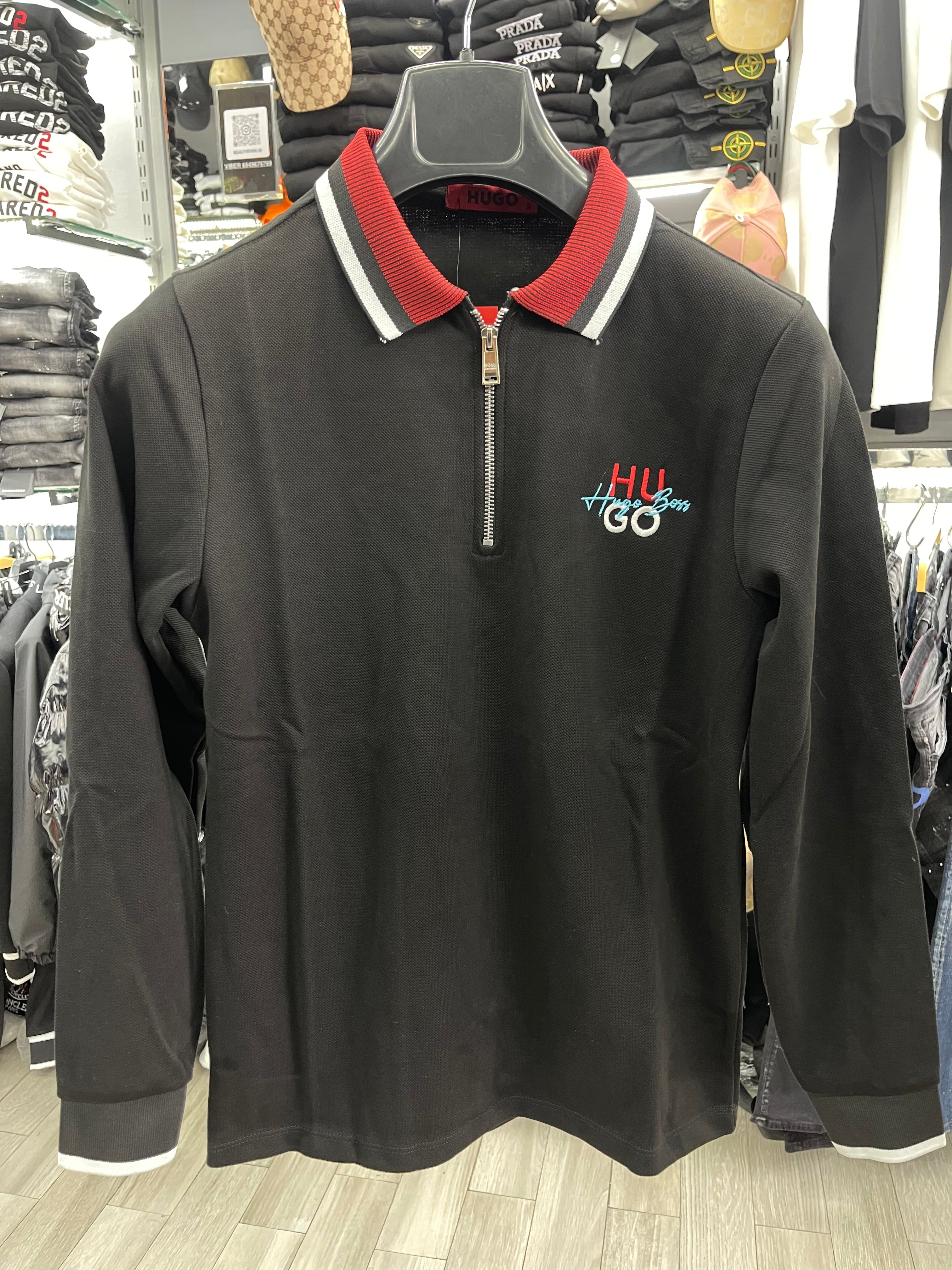 Hugo polo μαύρο