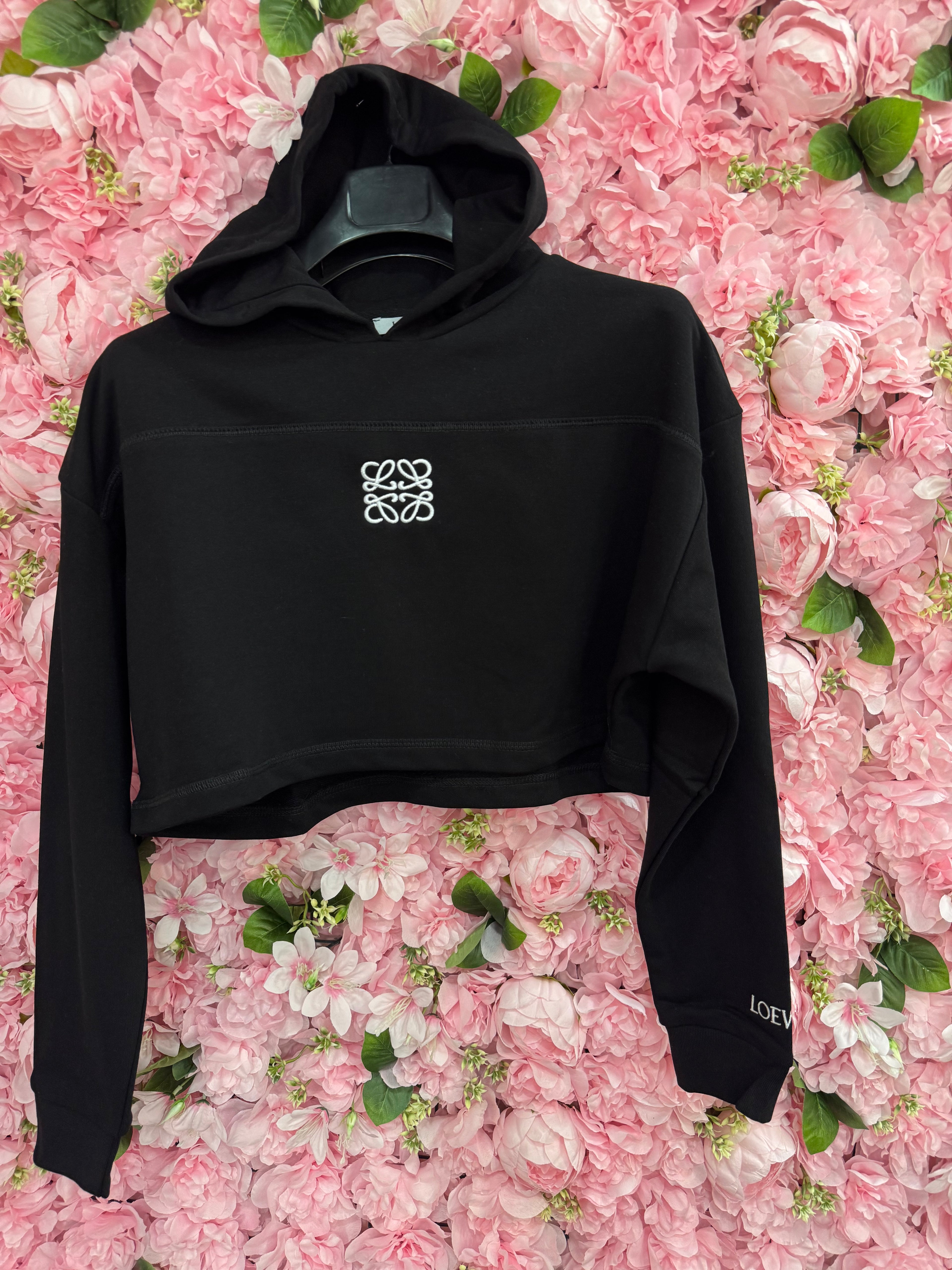 Crop Φούτερ Loewe μαύρο