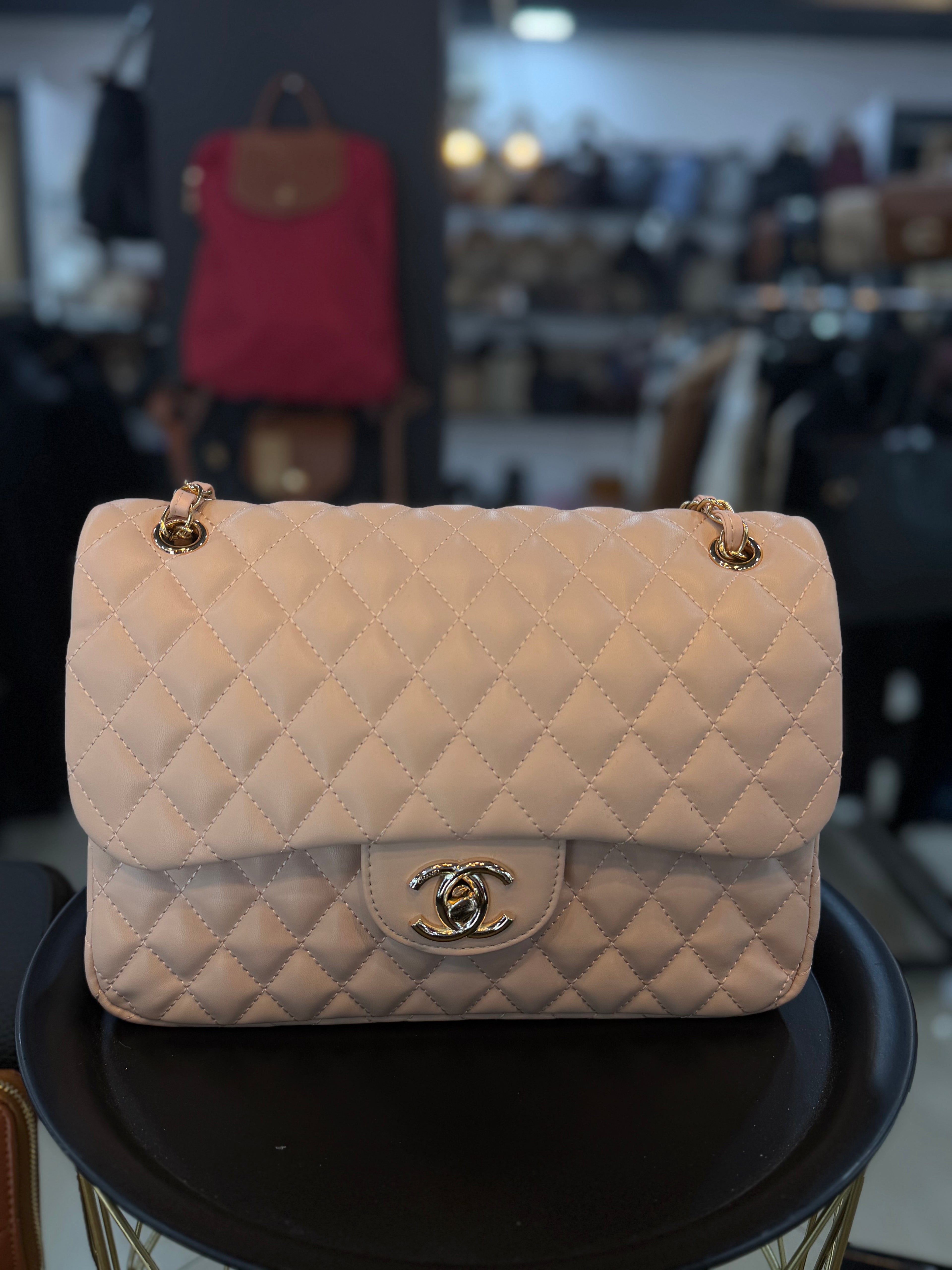 Chanel Classic Flap ροζ