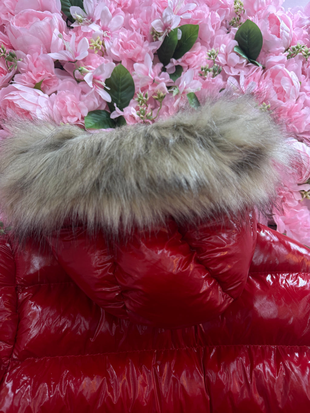 Μπουφάν Moncler maya γυαλιστερό