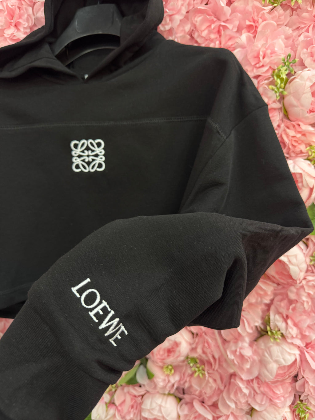 Crop Φούτερ Loewe μαύρο