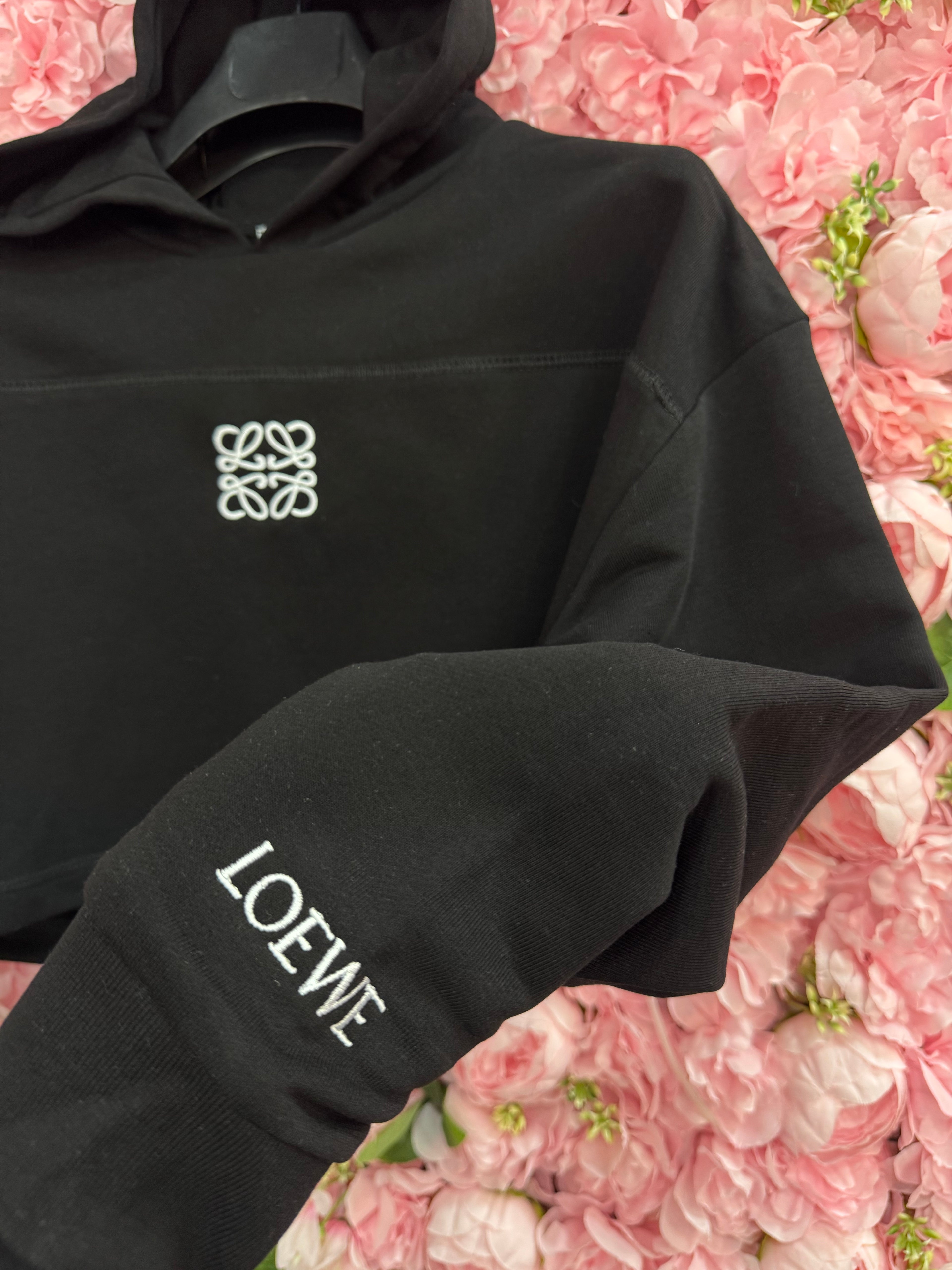 Crop Φούτερ Loewe μαύρο