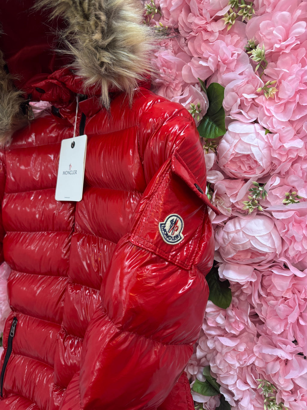 Μπουφάν Moncler γυαλιστερό