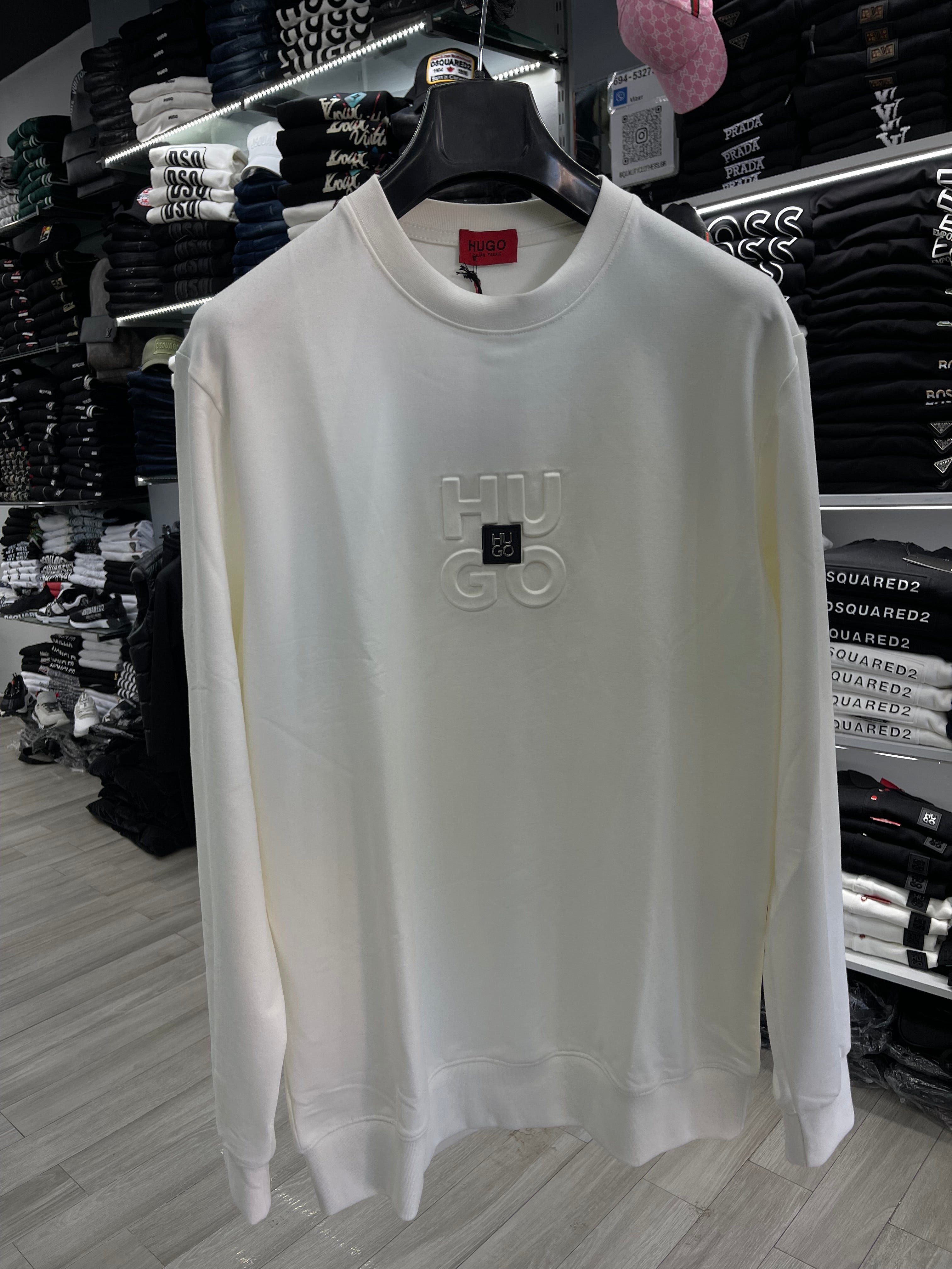 Hugo φούτερ λευκό