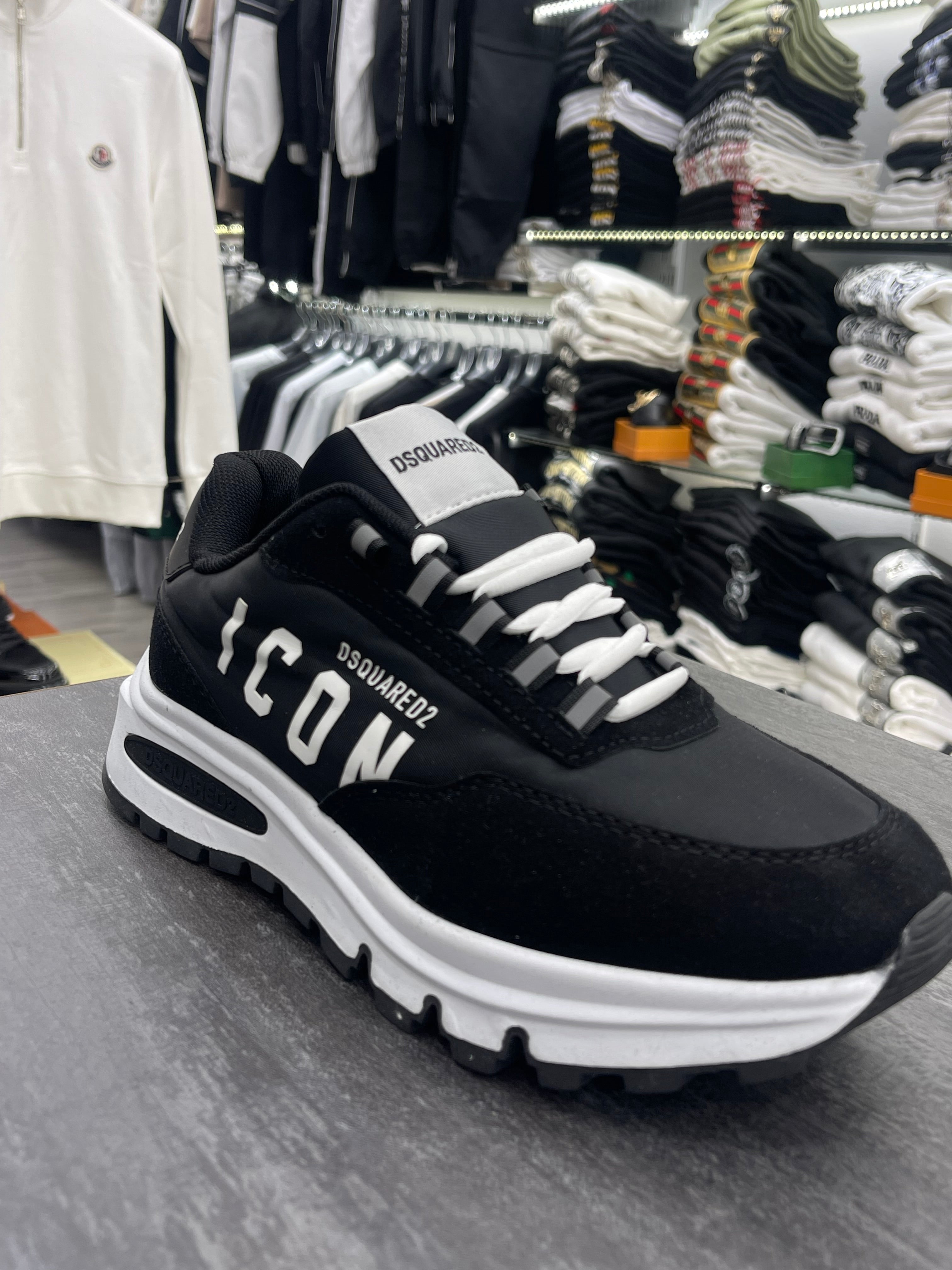 Dsquared2 Icon μαύρο-λευκό