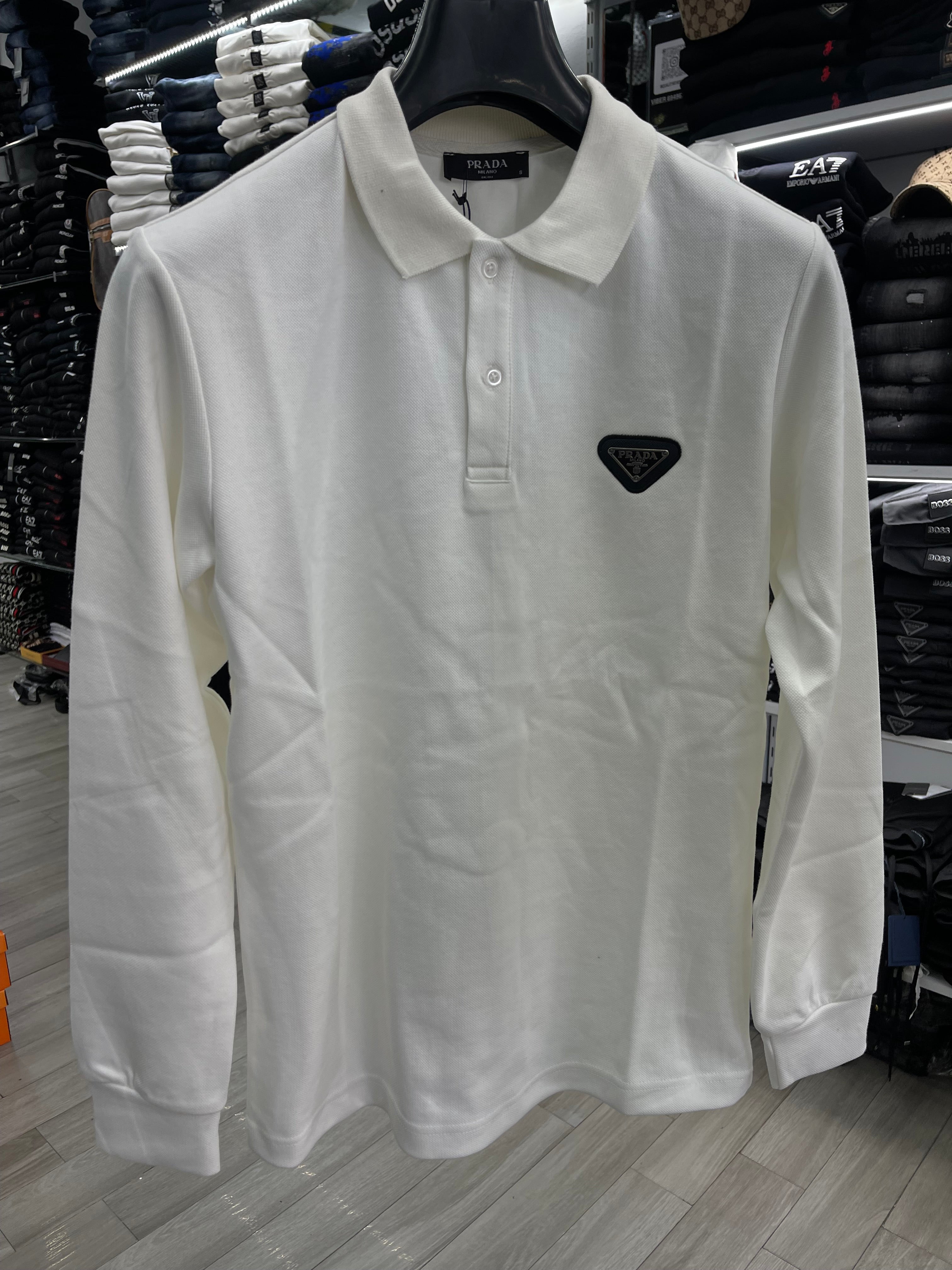 Prada polo λευκο