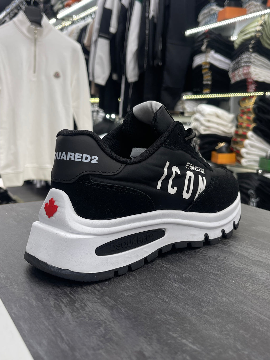 Dsquared2 Icon μαύρο-λευκό