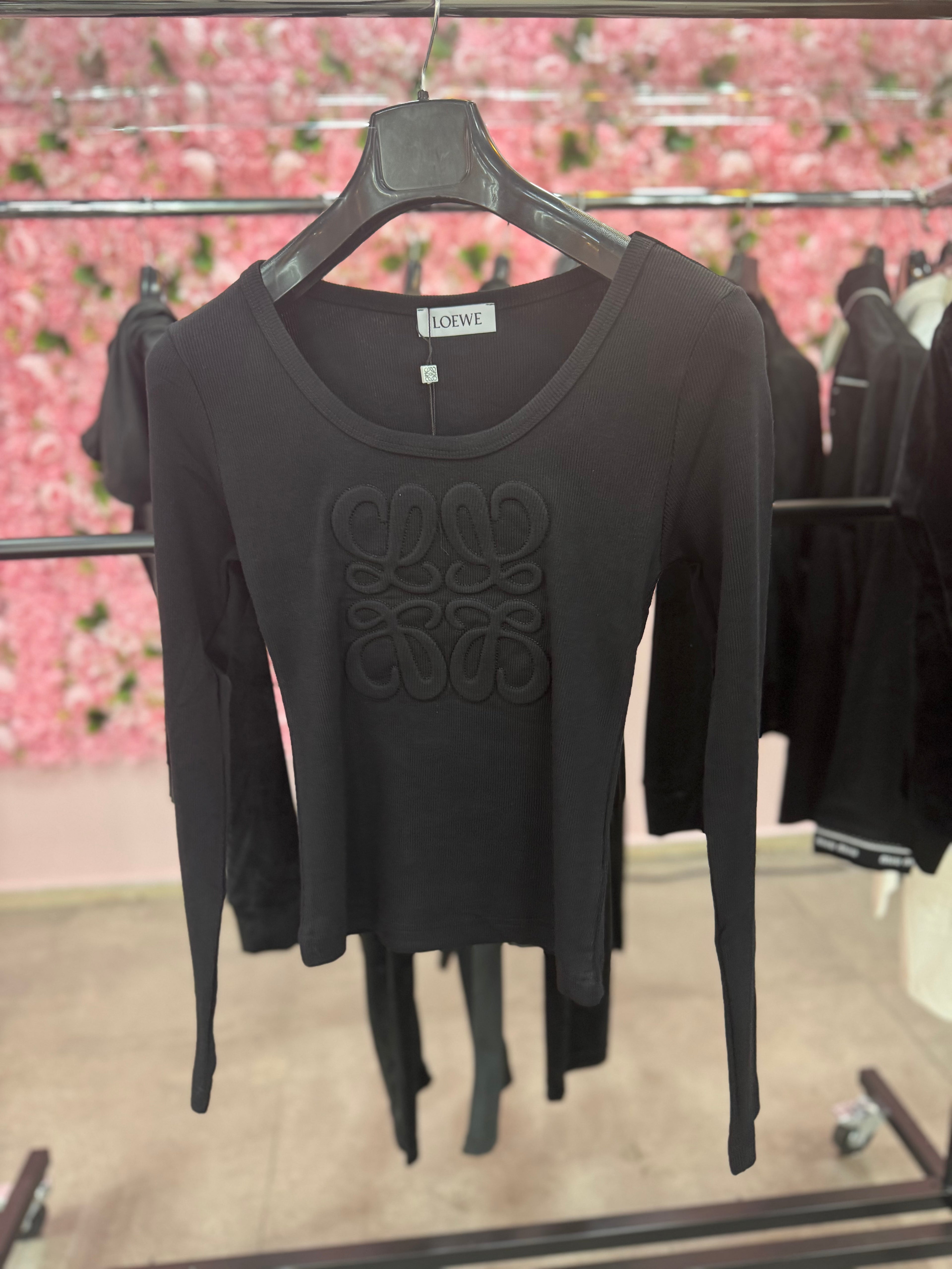 Μακρυμάνικο Loewe μαύρο