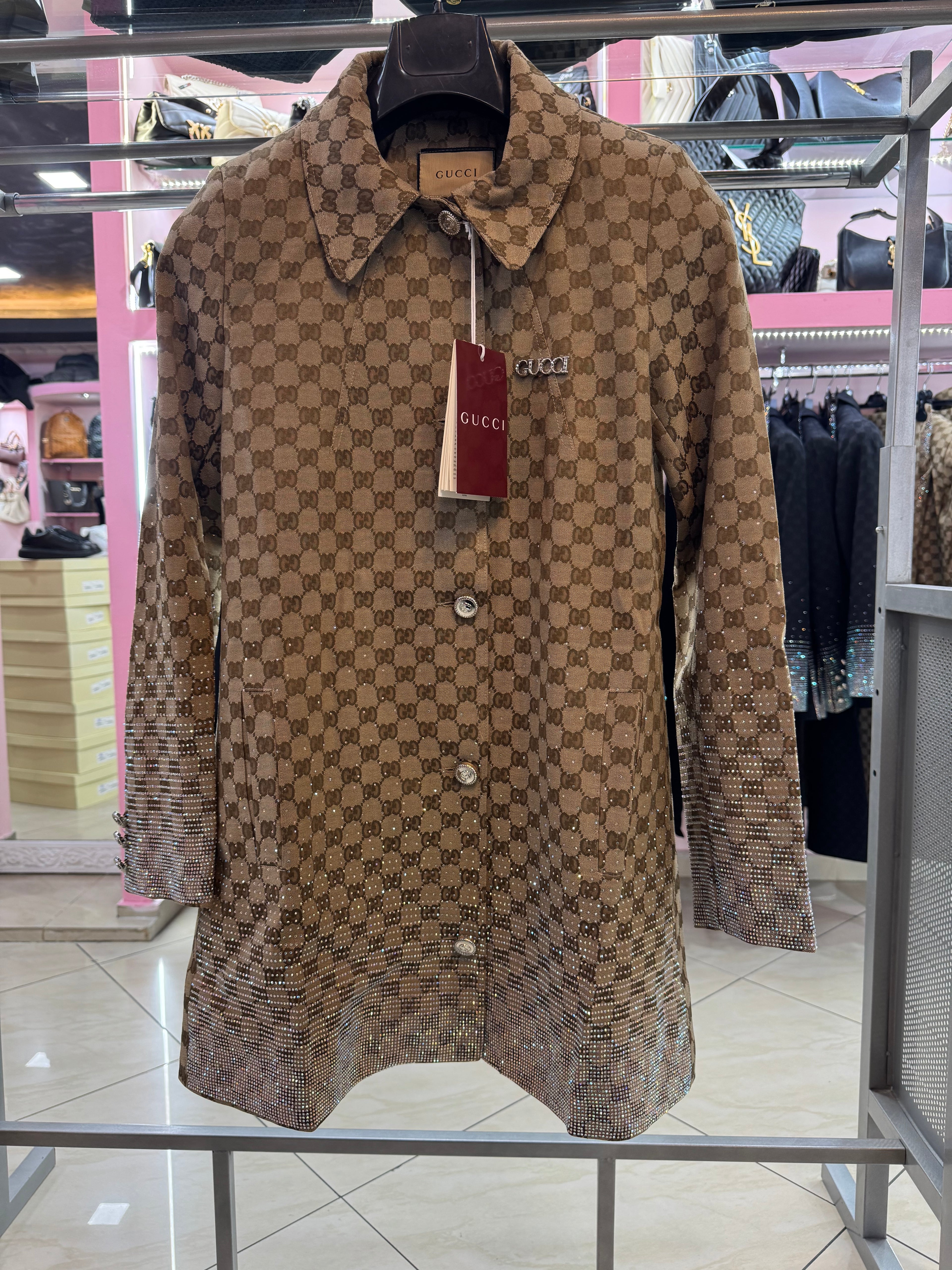 Gucci φόρεμα με στρας