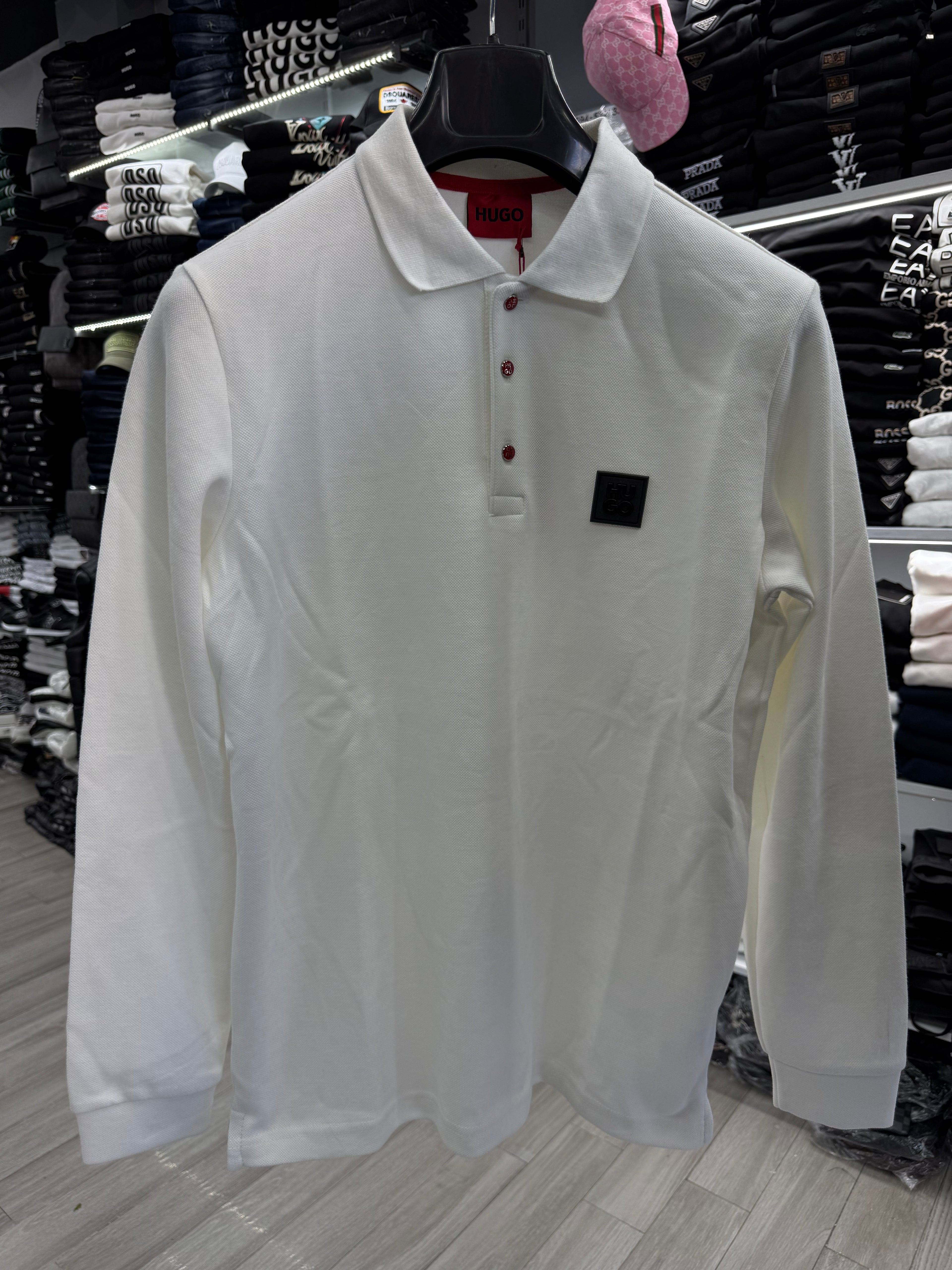 Hugo polo λευκό