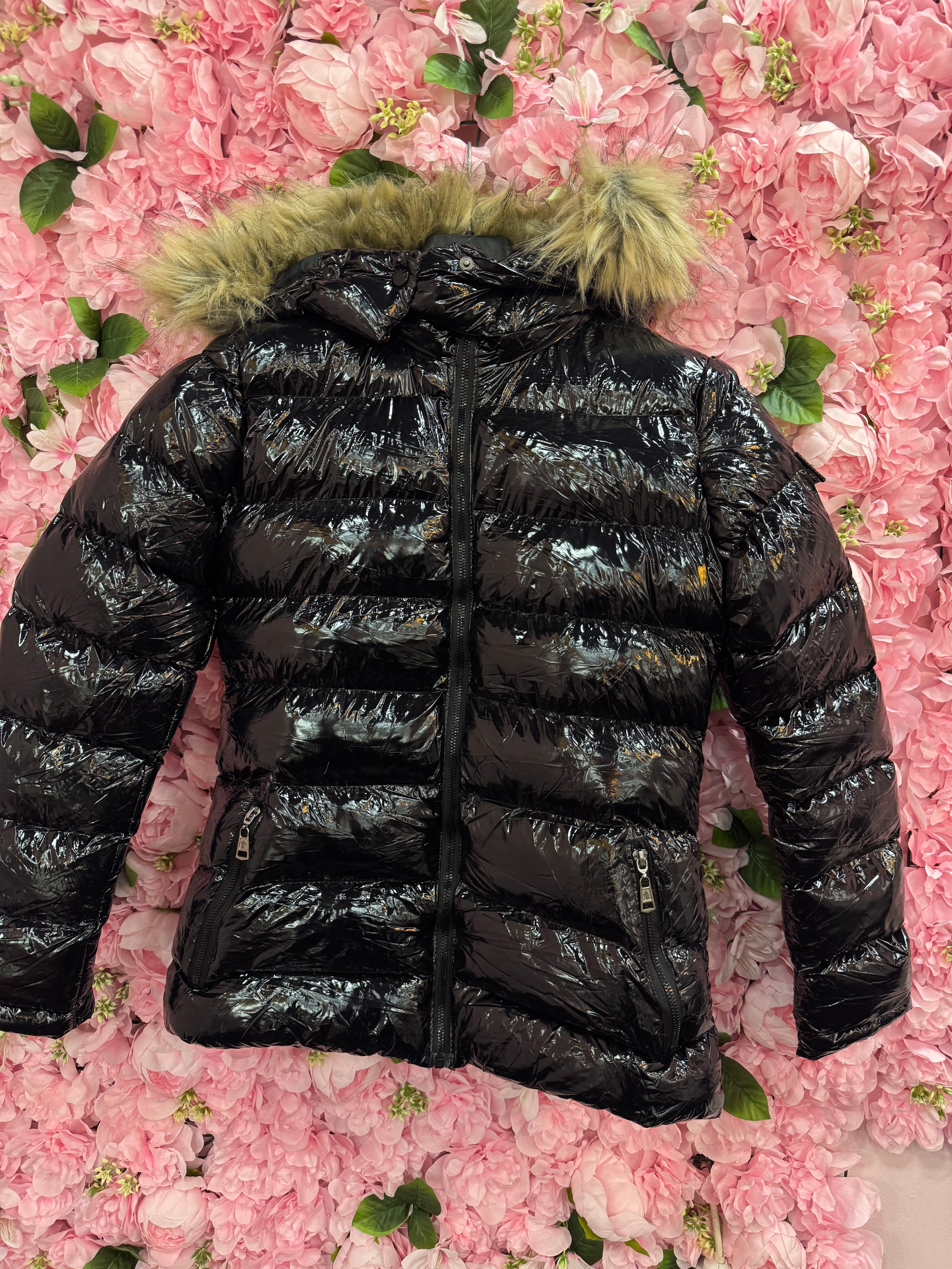 Μπουφάν Moncler γυαλιστερό