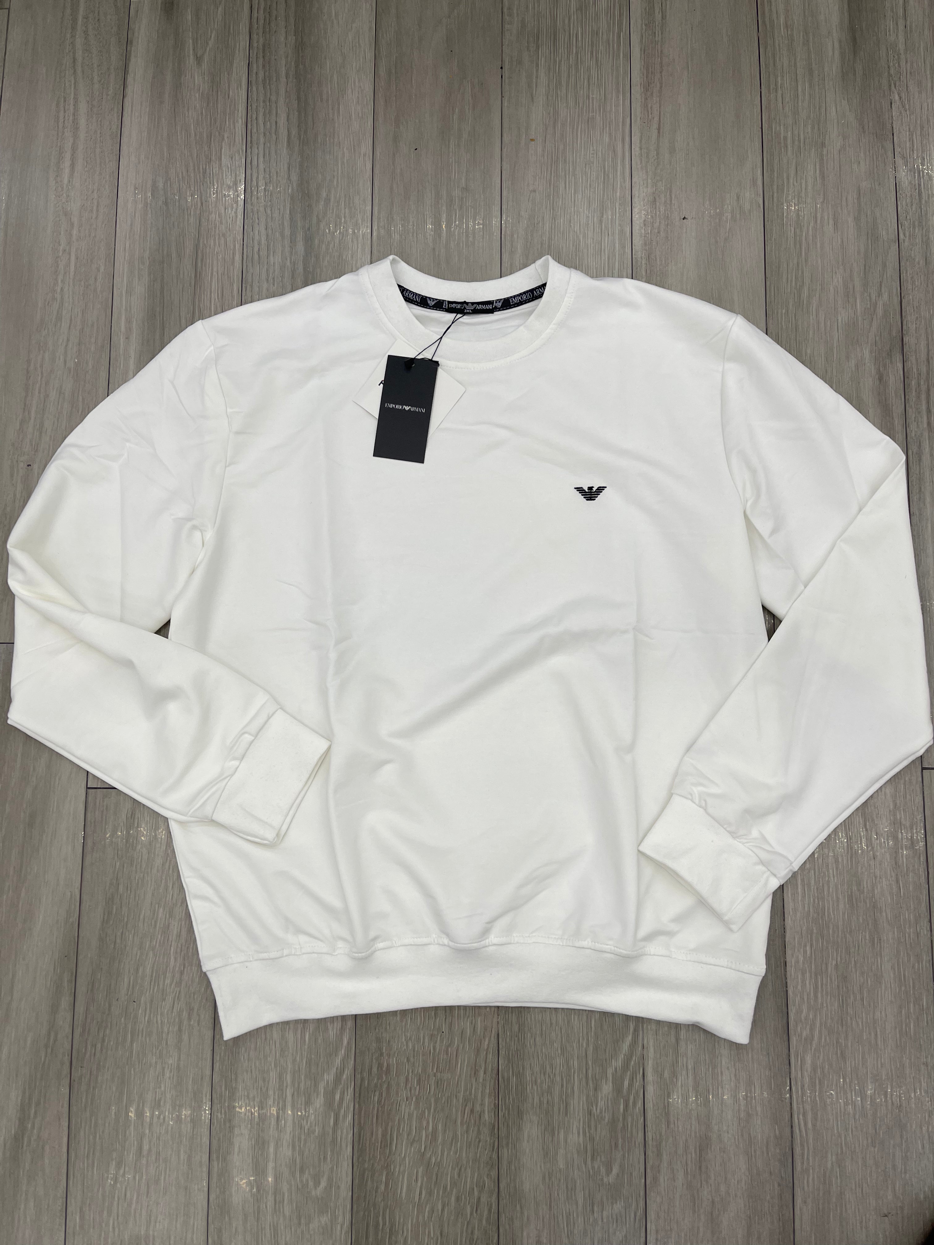 Armani φούτερ λευκό